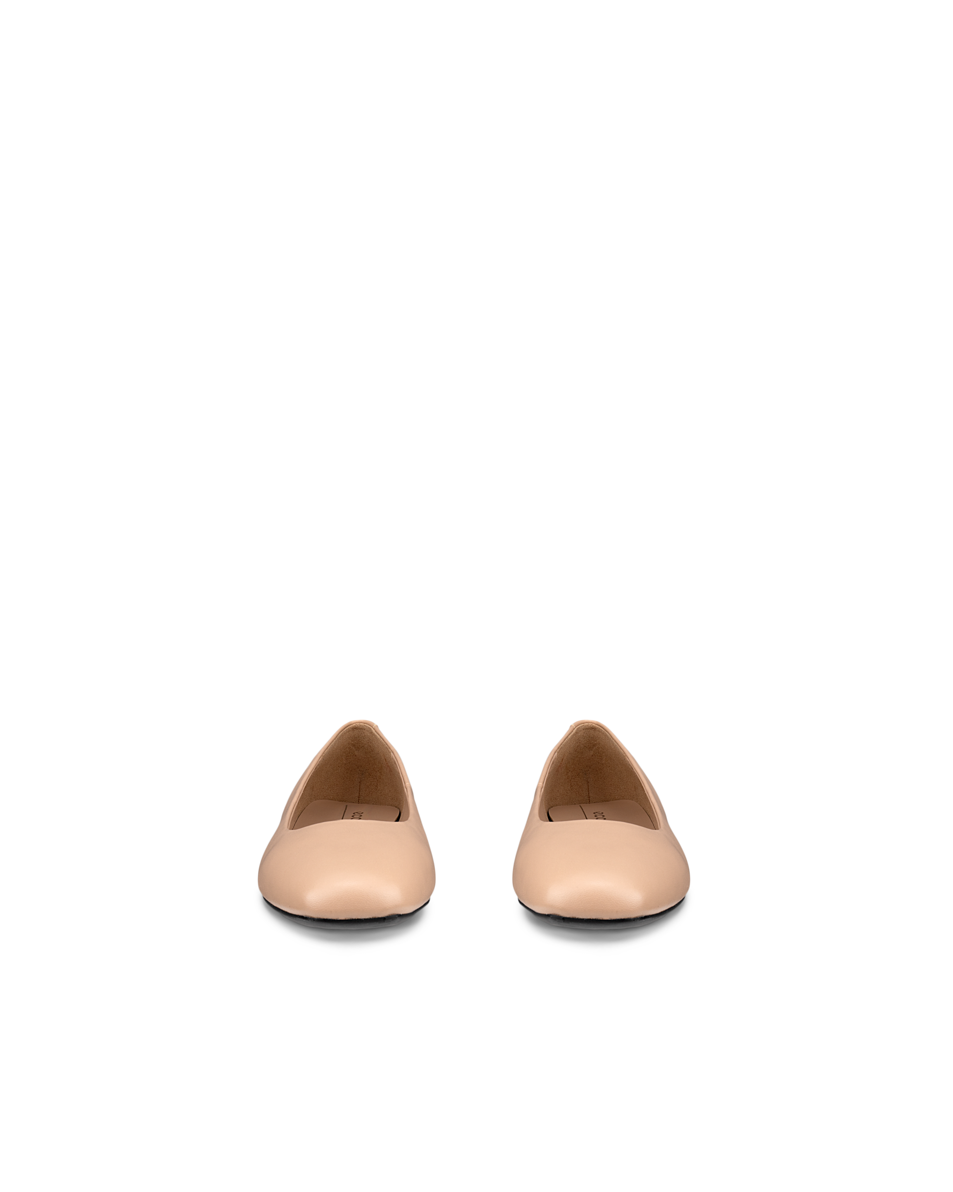 ECCO® Margot Damen Lederballerina - Beige - Front pair
