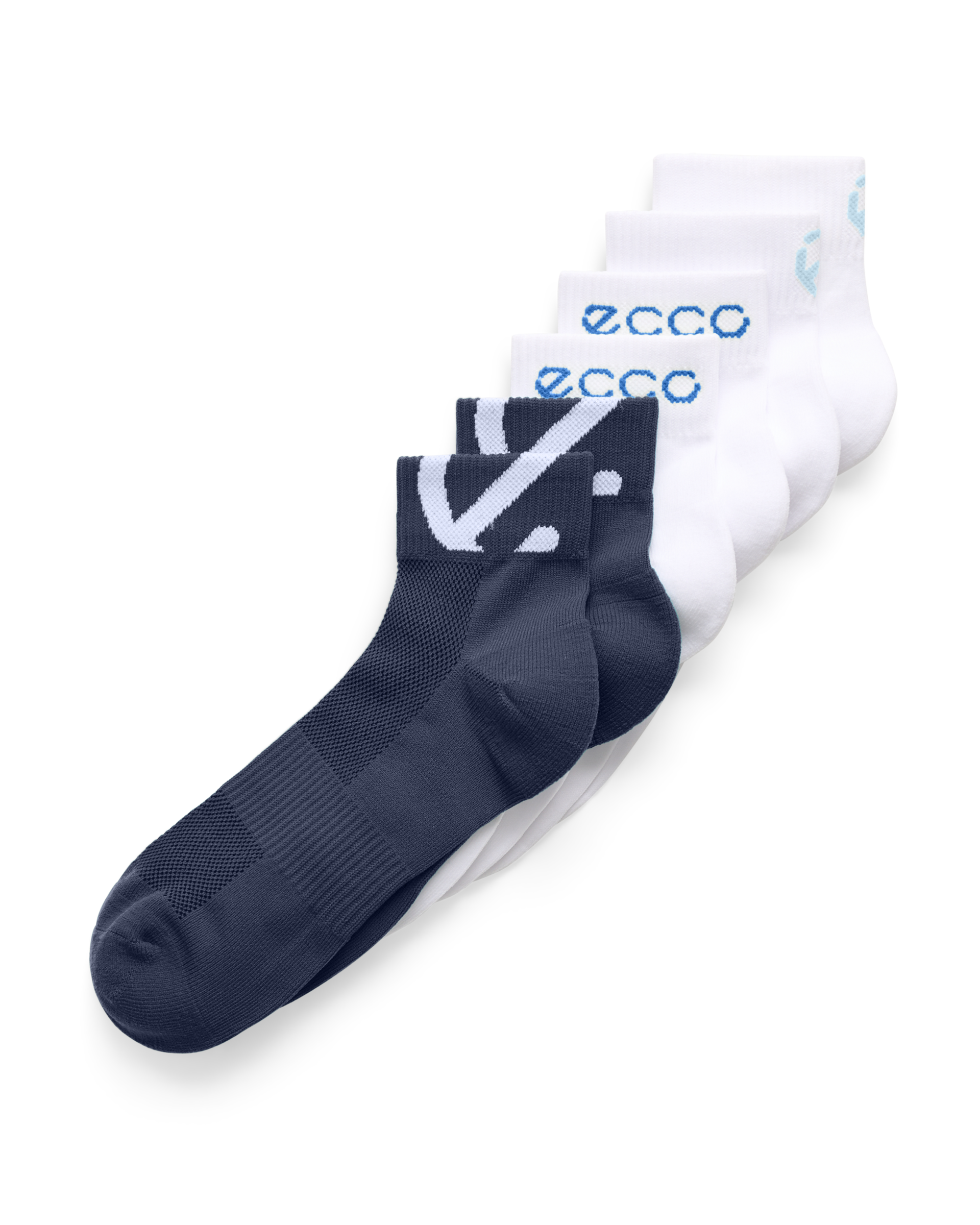 ECCO Active Everyday Ankle-Cut — White