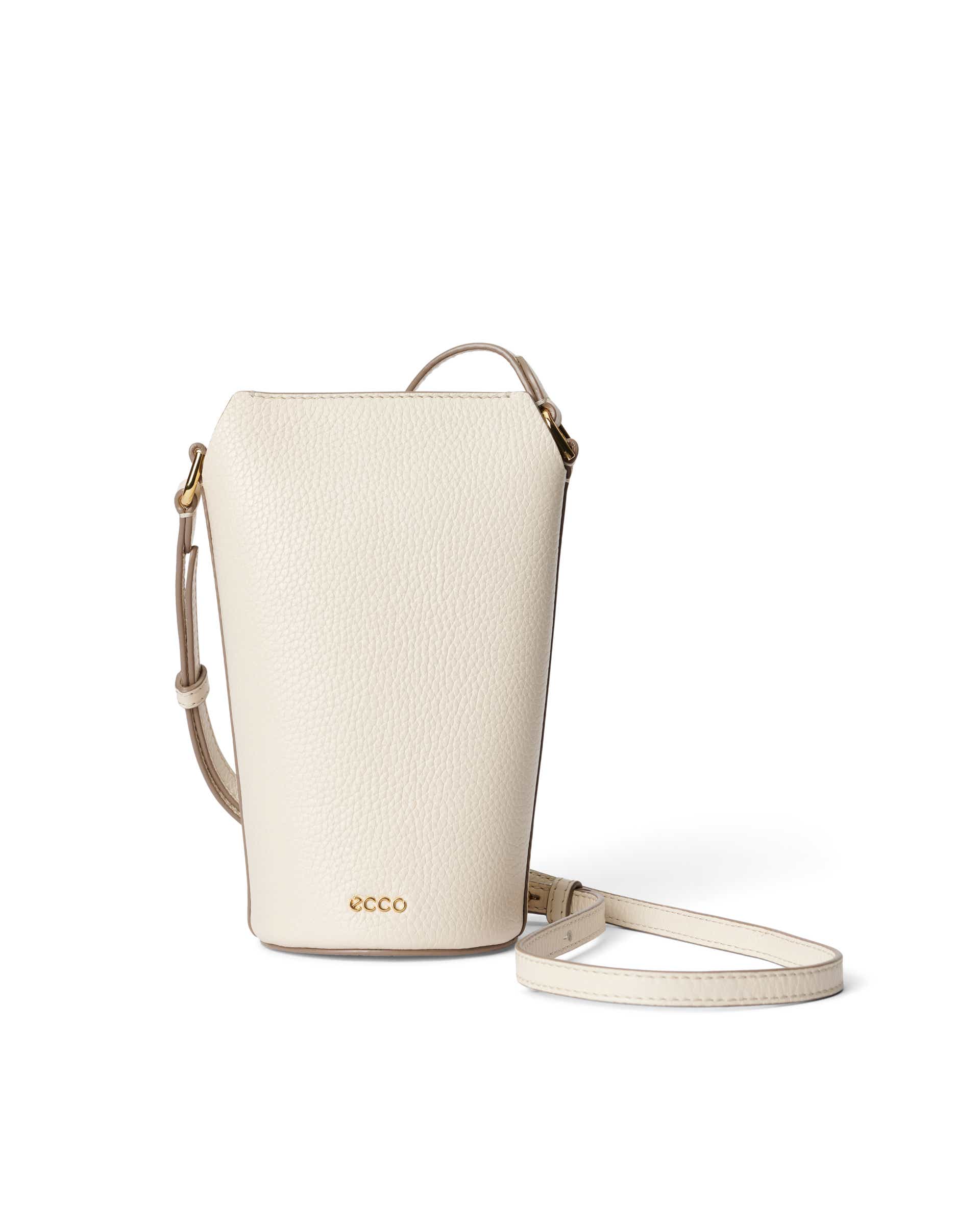 ECCO® Pot Umhängetasche aus Leder - Beige - Main