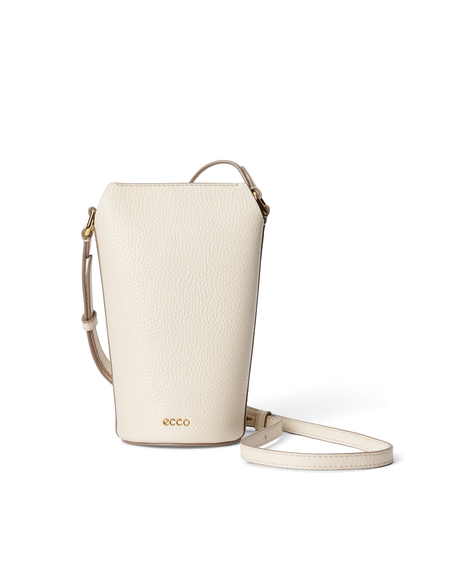 ECCO® Pot Crossbodyväska skinn - Beige - Main