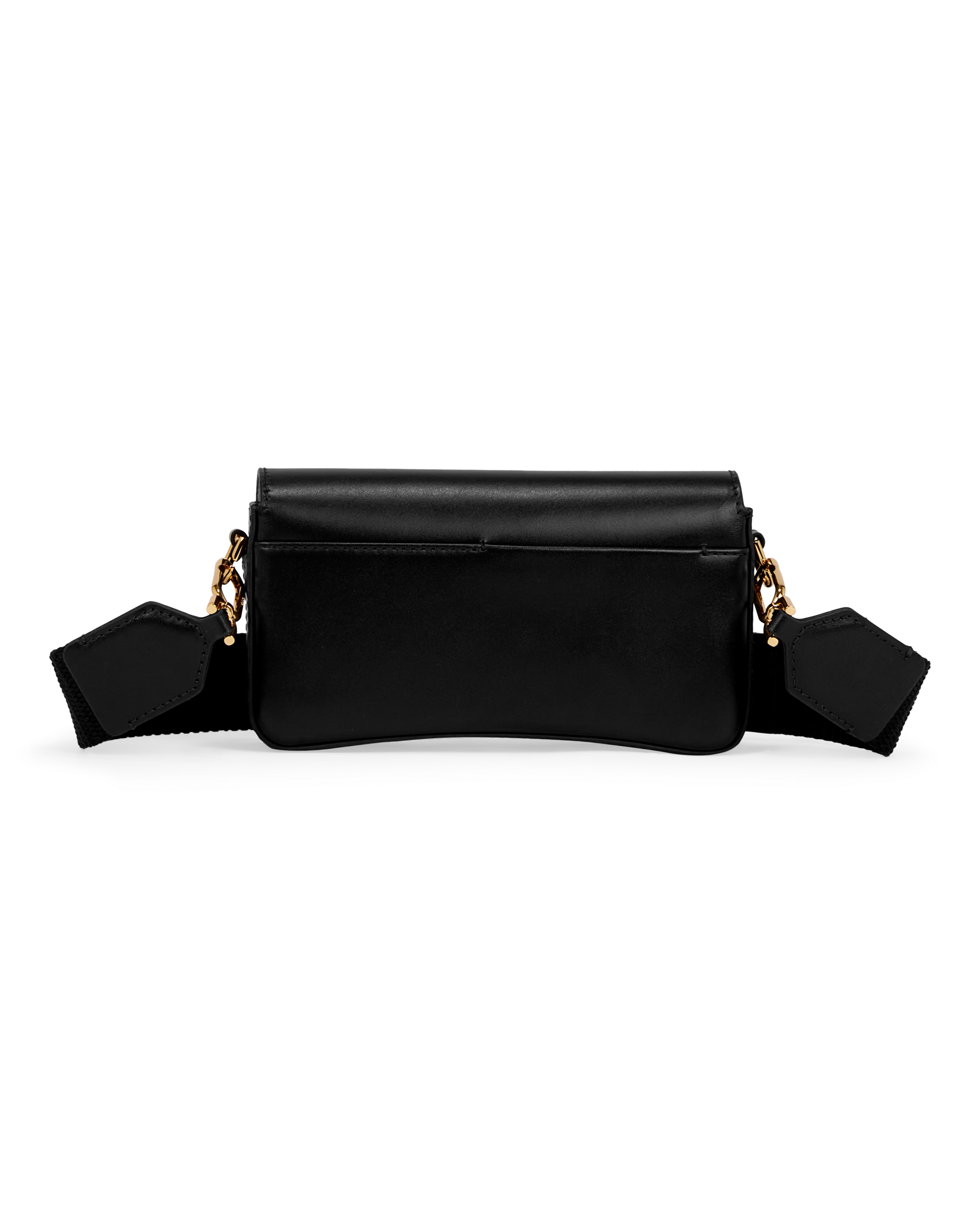 ECCO Pinch Small Lock Wave レザークロスボディバッグ | ブラック