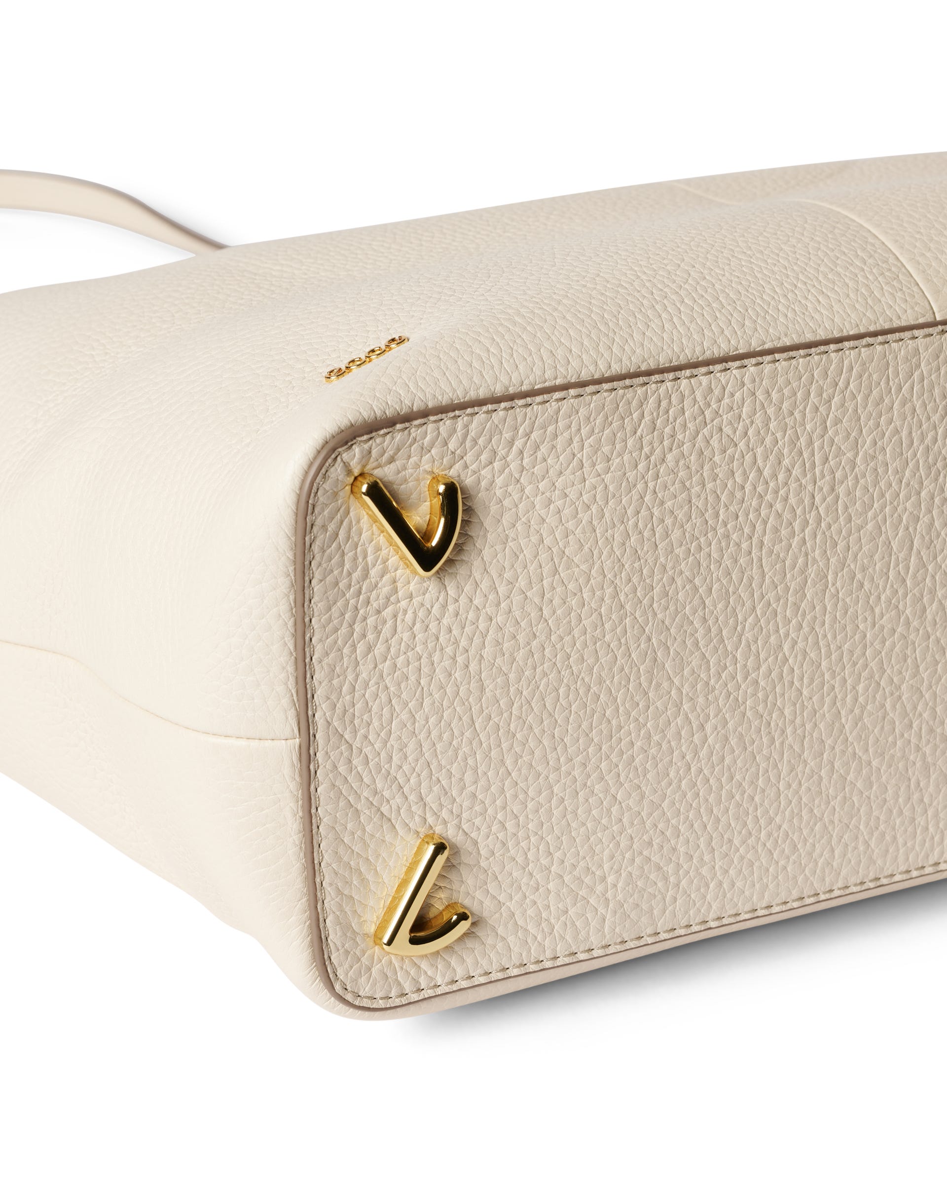 ECCO® Tote bőr bevásárló táska - Bézs - Detail-2