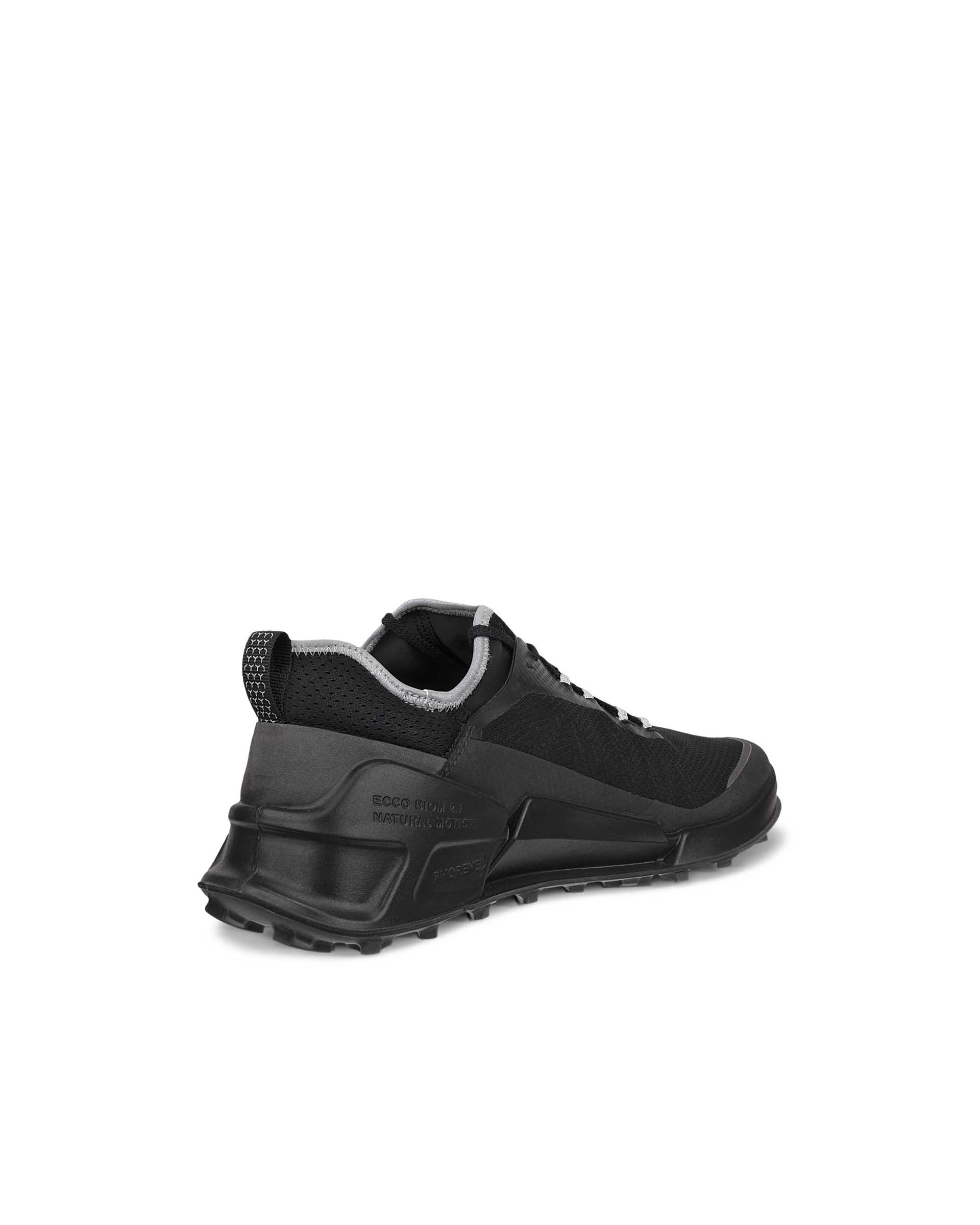 Men's ECCO® BIOM 2.1 X Country Textile Trail Running Shoe - Black - Back