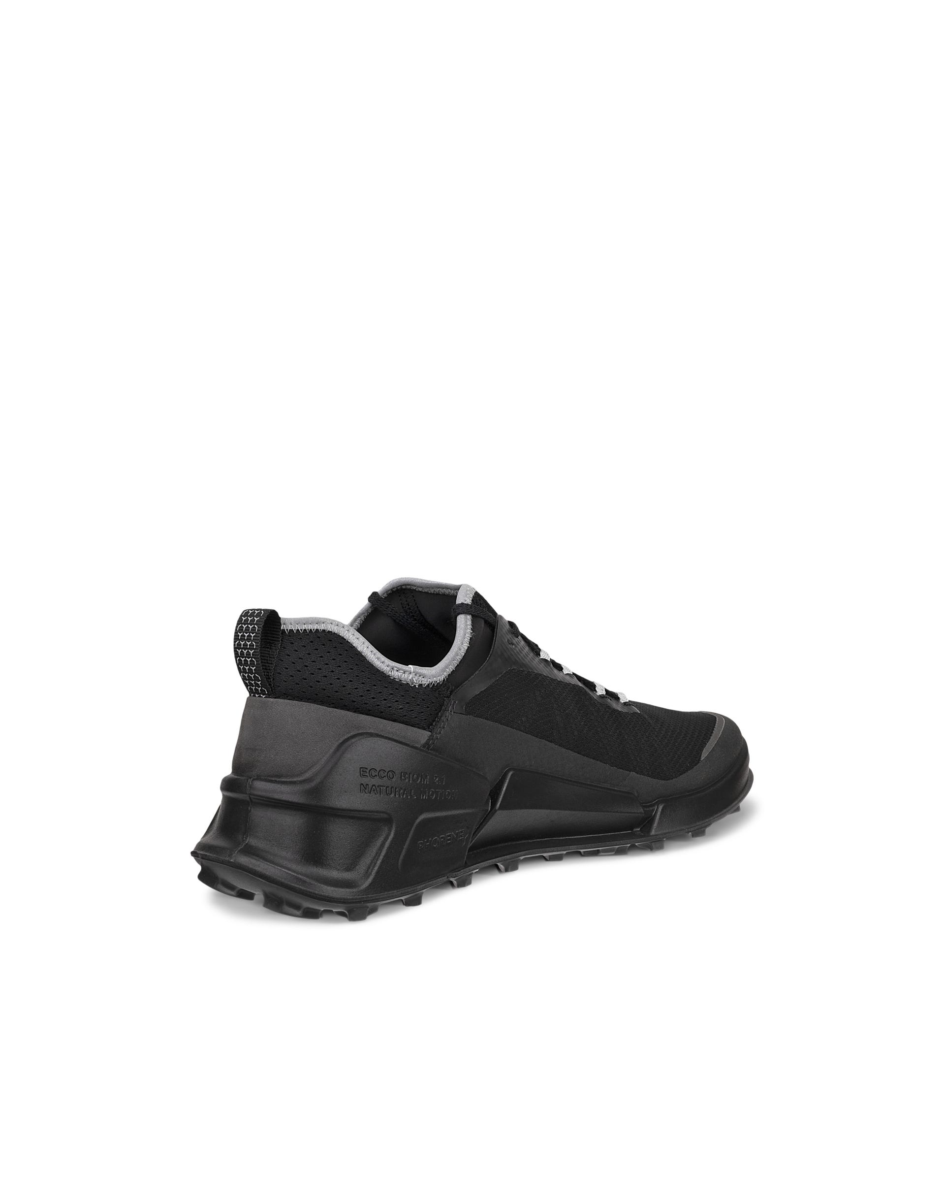 Men's ECCO® BIOM 2.1 X Country Textile Trail Running Shoe - Black - Back