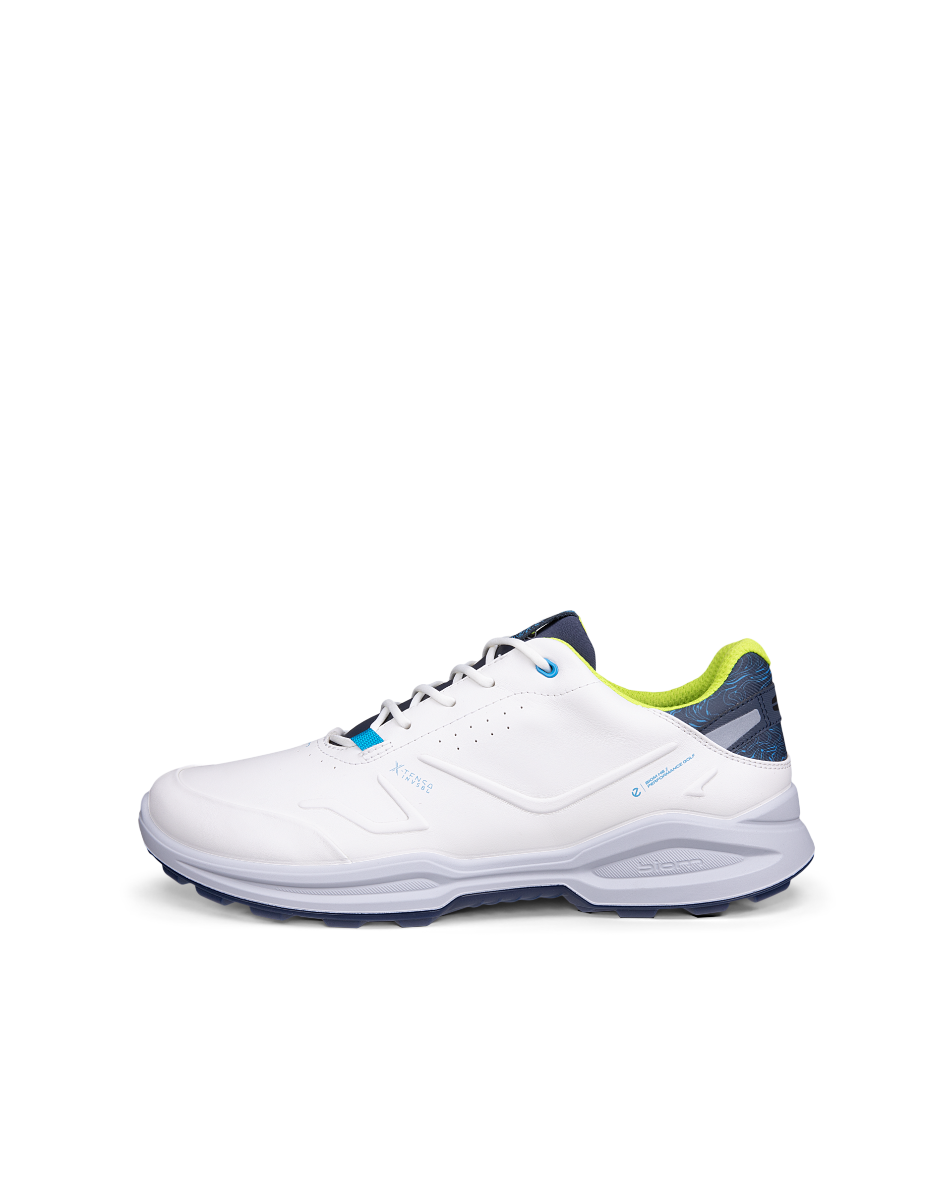 Men's ECCO® Golf Biom H6 Leather Waterproof Golf Shoe | White Men's ECCO® Golf Biom H6 Leather Waterproof Golf Shoe | White