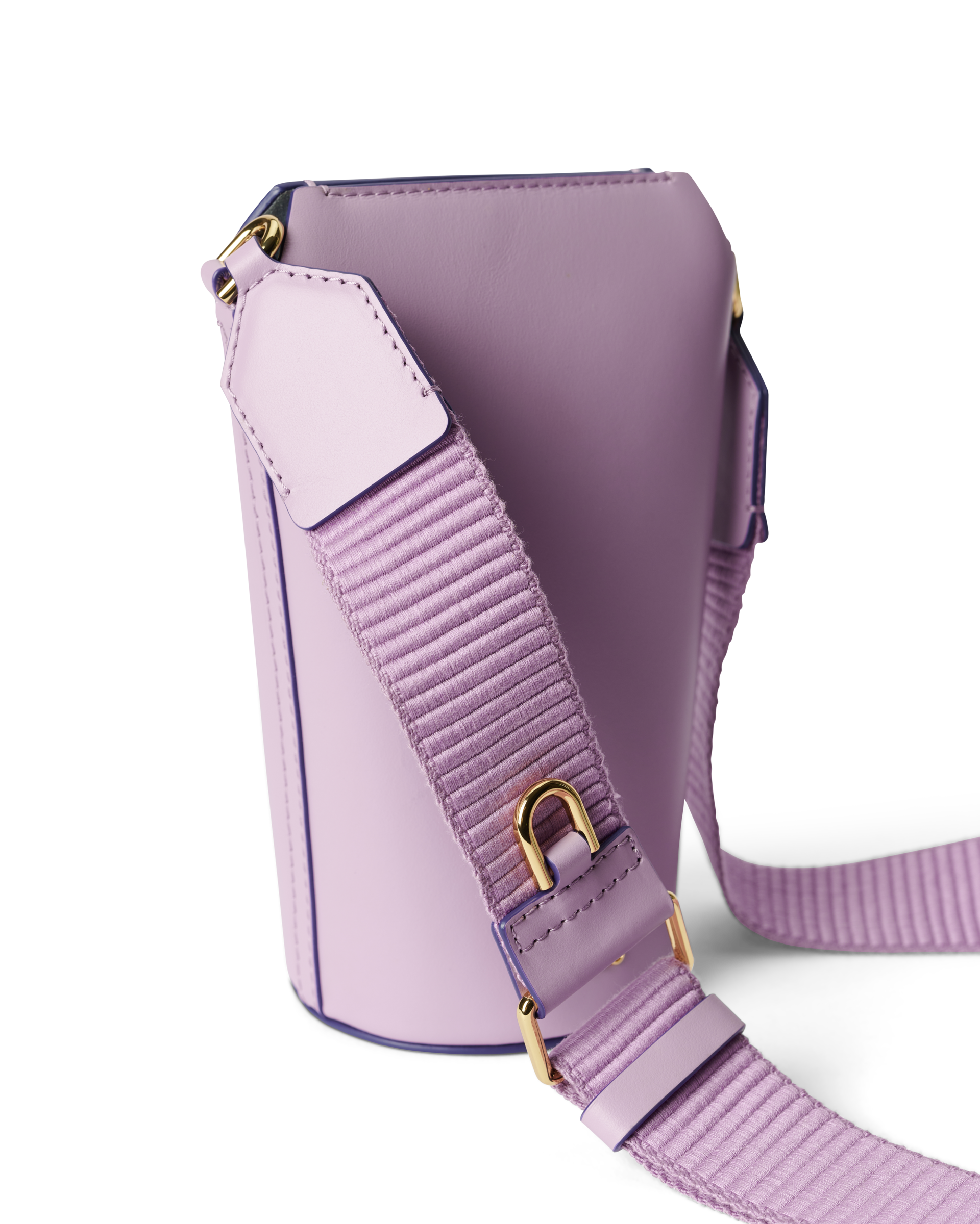 ECCO Pot Smooth レザークロスボディバッグ | パープル