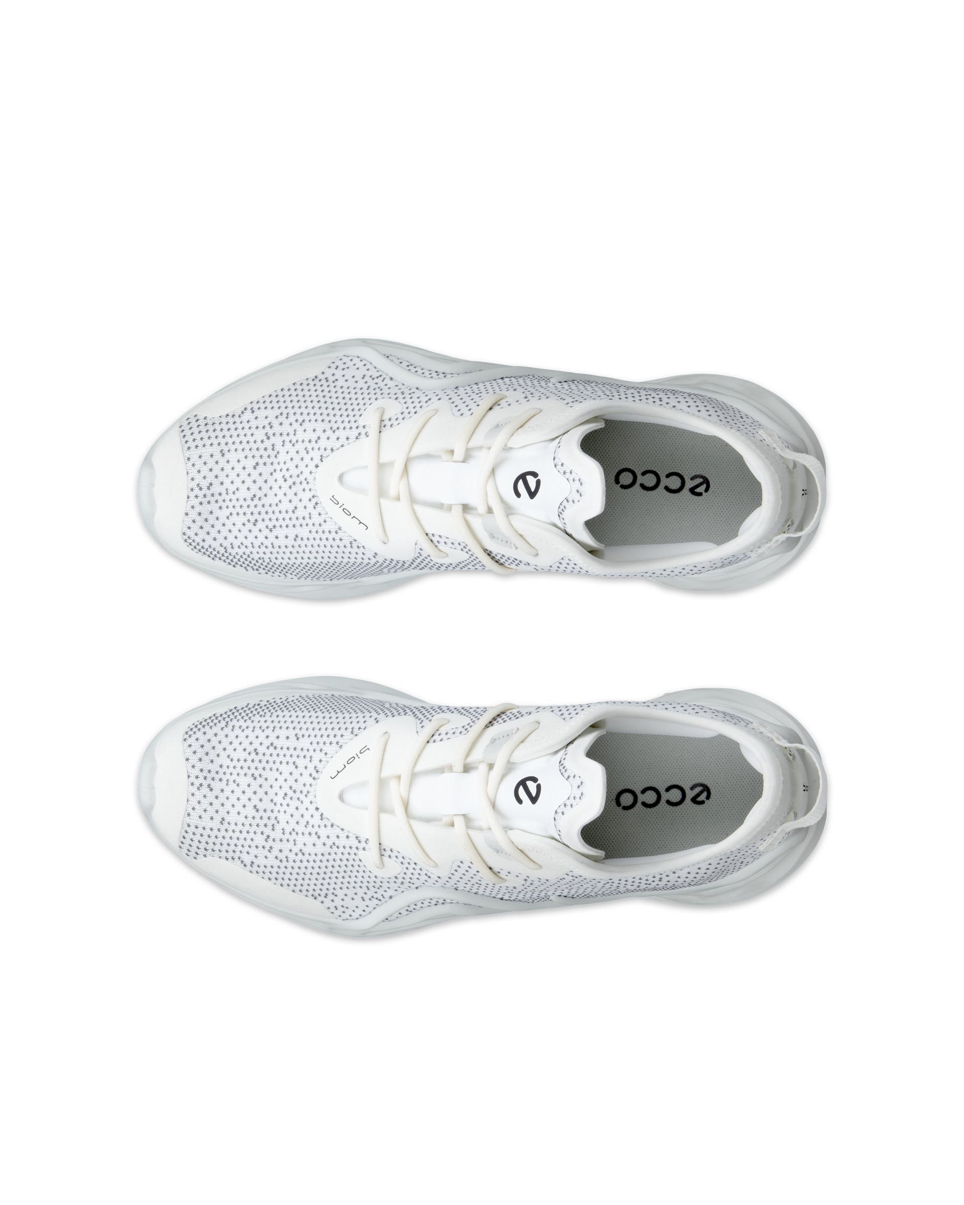 ECCO® Biom Infinite Damen Textilsneaker - Weiß - Top left pair