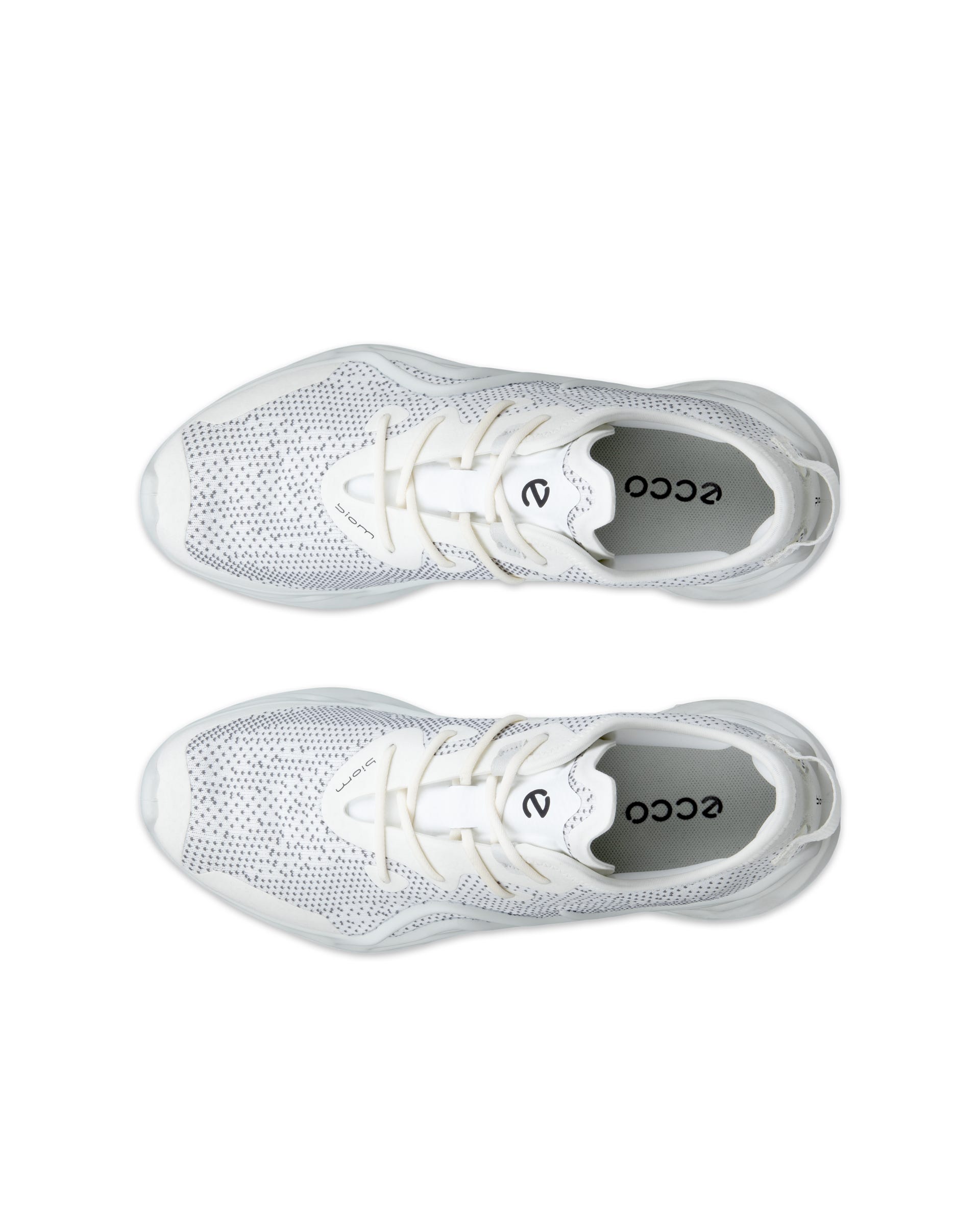 ECCO® Biom Infinite Damen Textilsneaker - Weiß - Top left pair