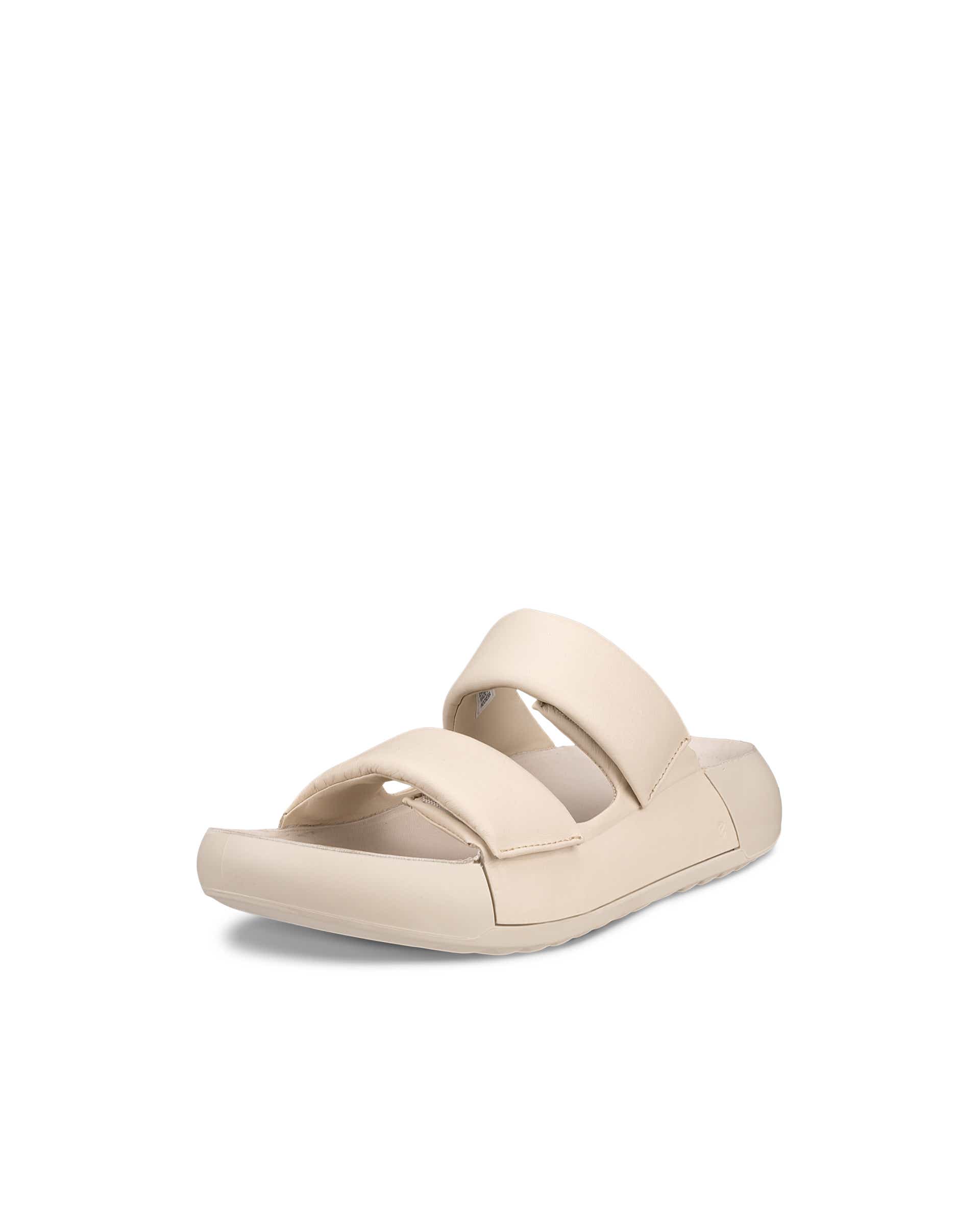 ECCO® Cozmo PF Damen Ledersandale mit zwei Riemen - Beige - Main