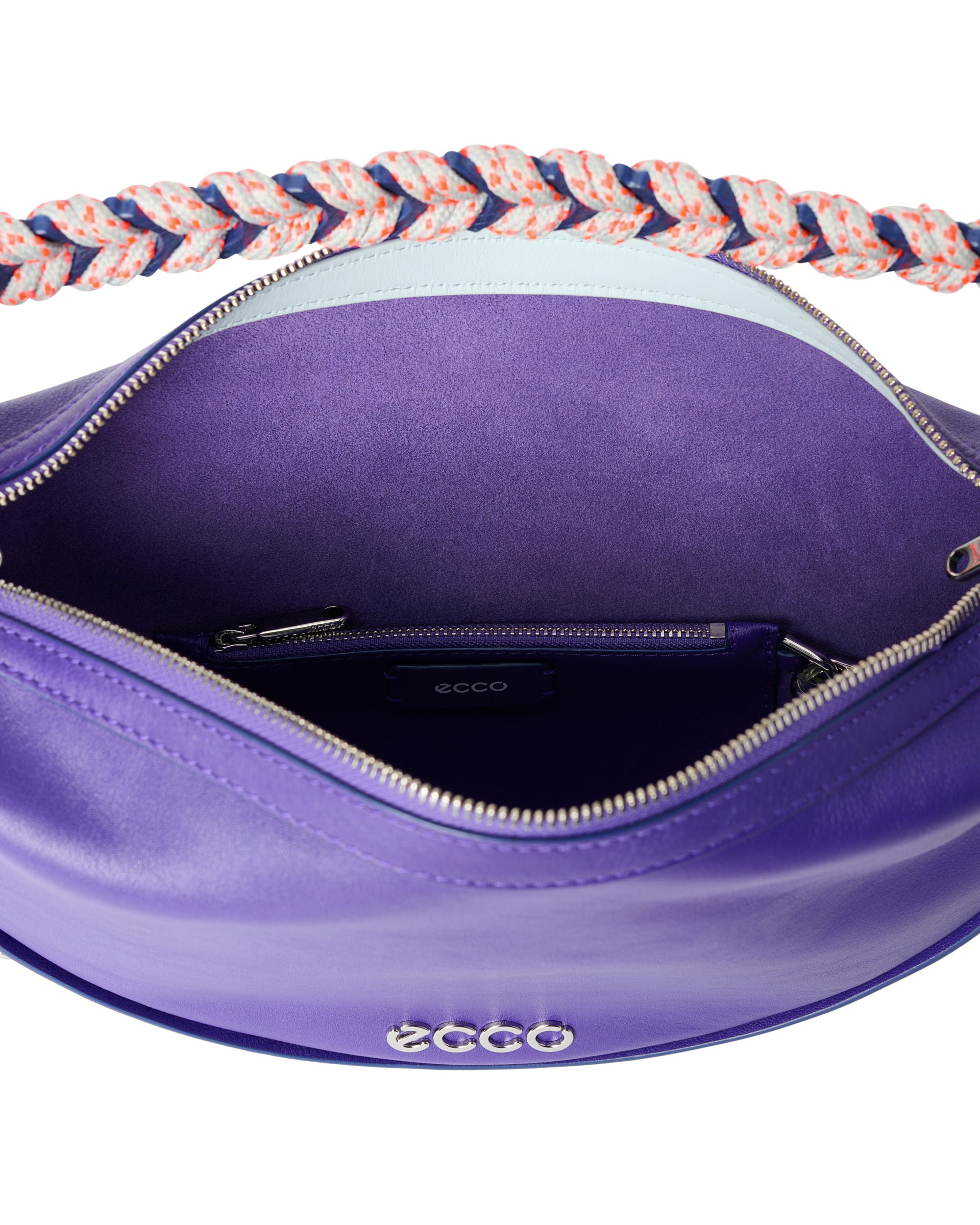 ECCO SOFT SMOOTH MEDIUM FORTUNE BAG - Purple - Inside