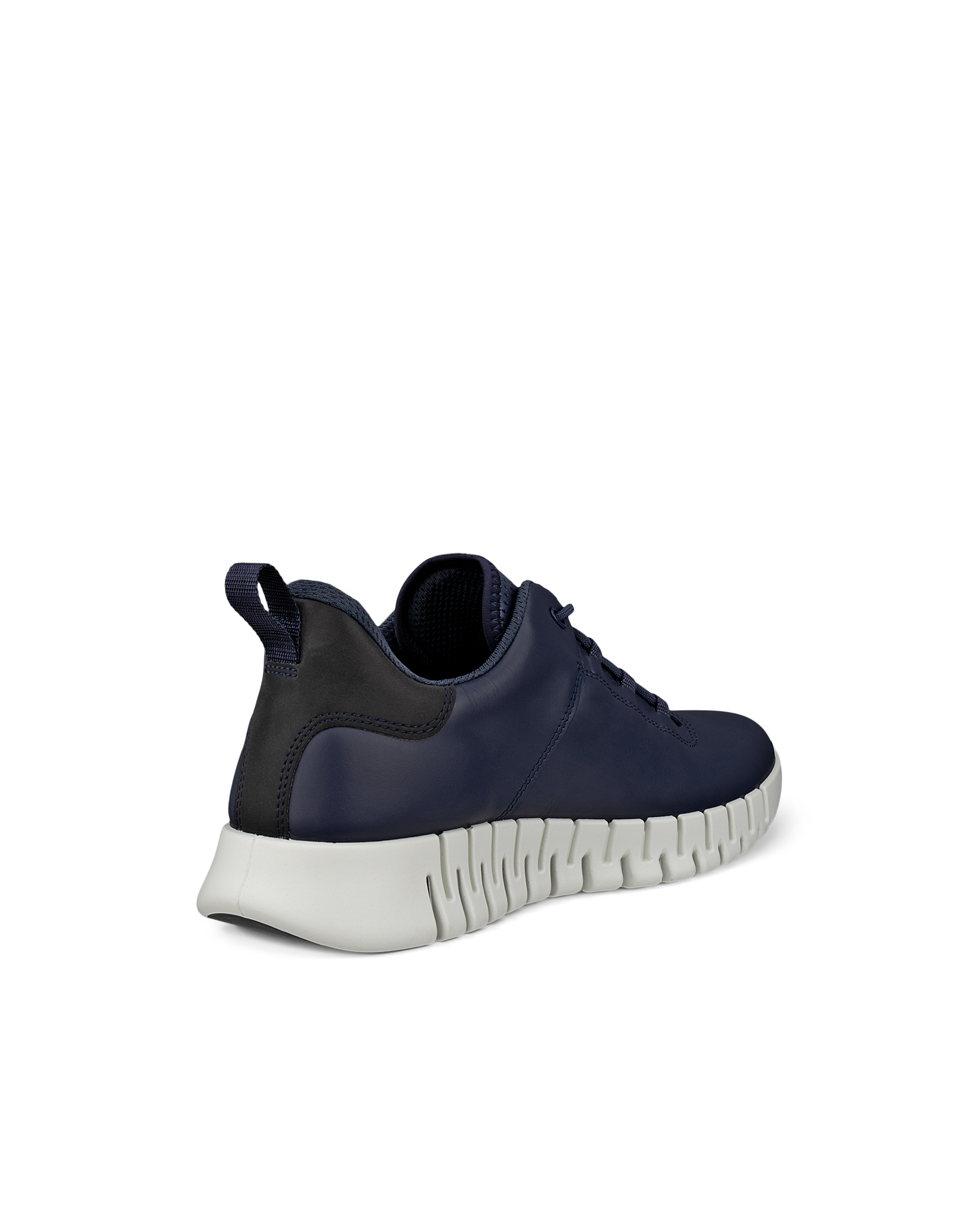 ECCO® Gruuv baskets en cuir pour homme - Bleu - Back