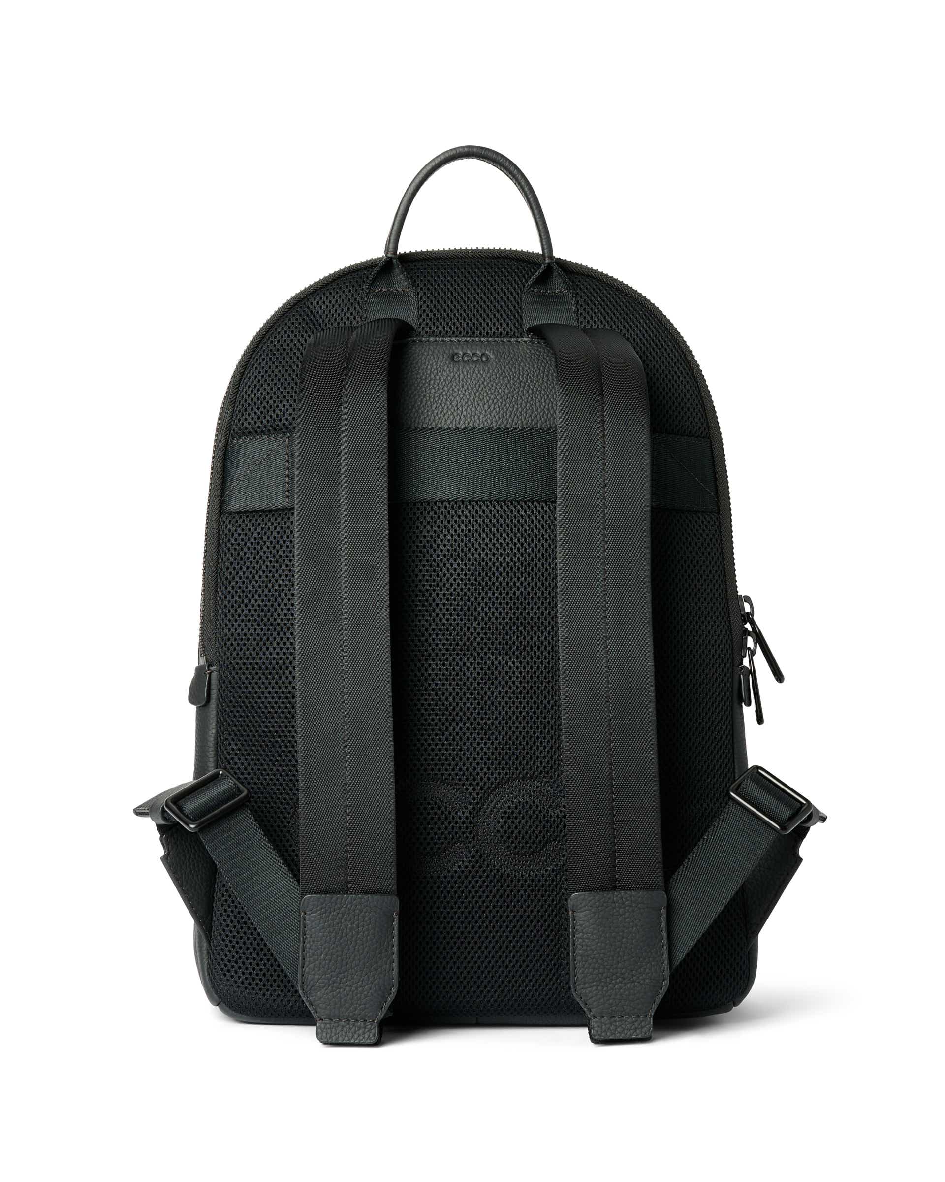 ECCO® Round Pack Ryggsäck skinn - Svart - Back
