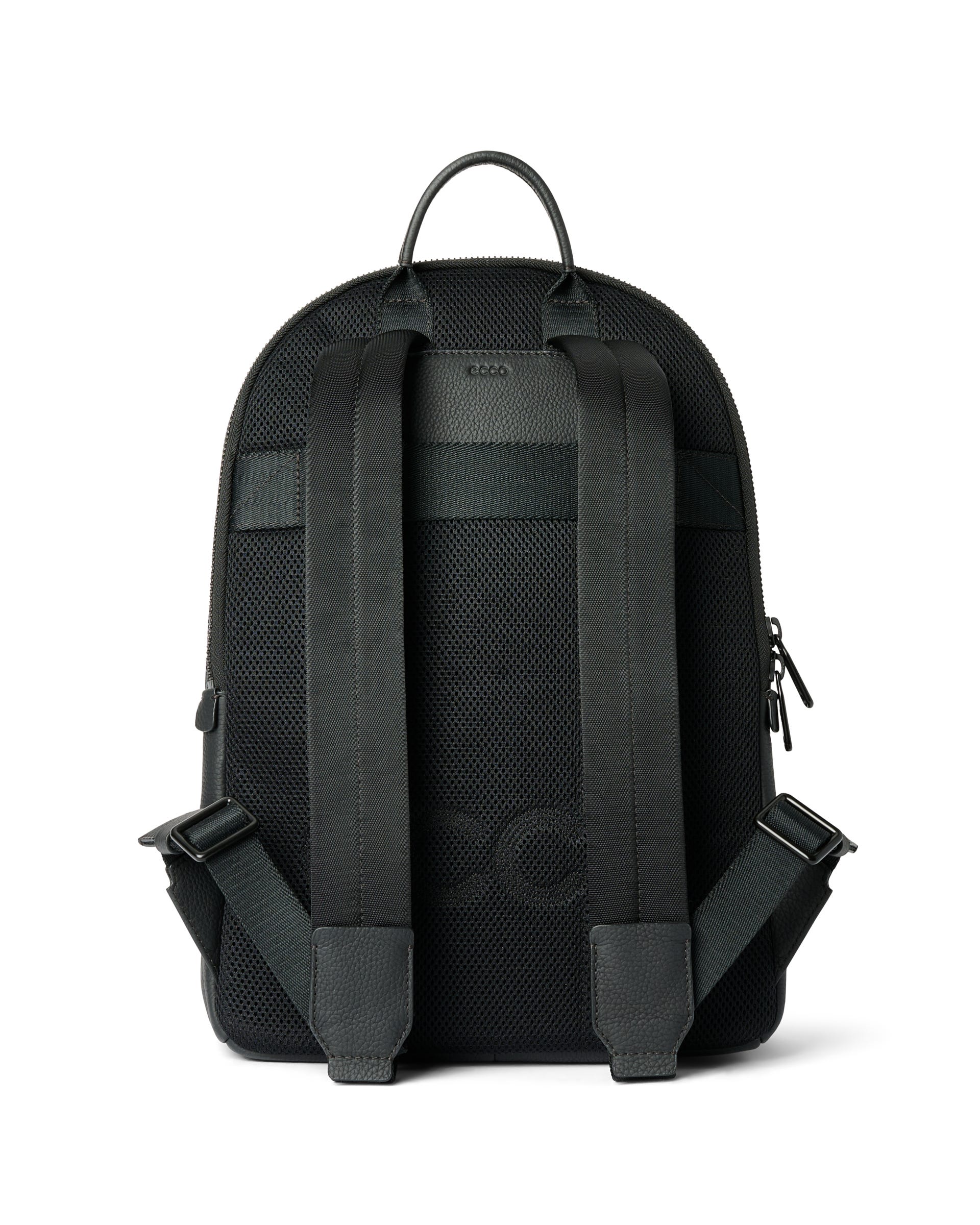 ECCO® Round Pack Ryggsäck skinn - Svart - Back