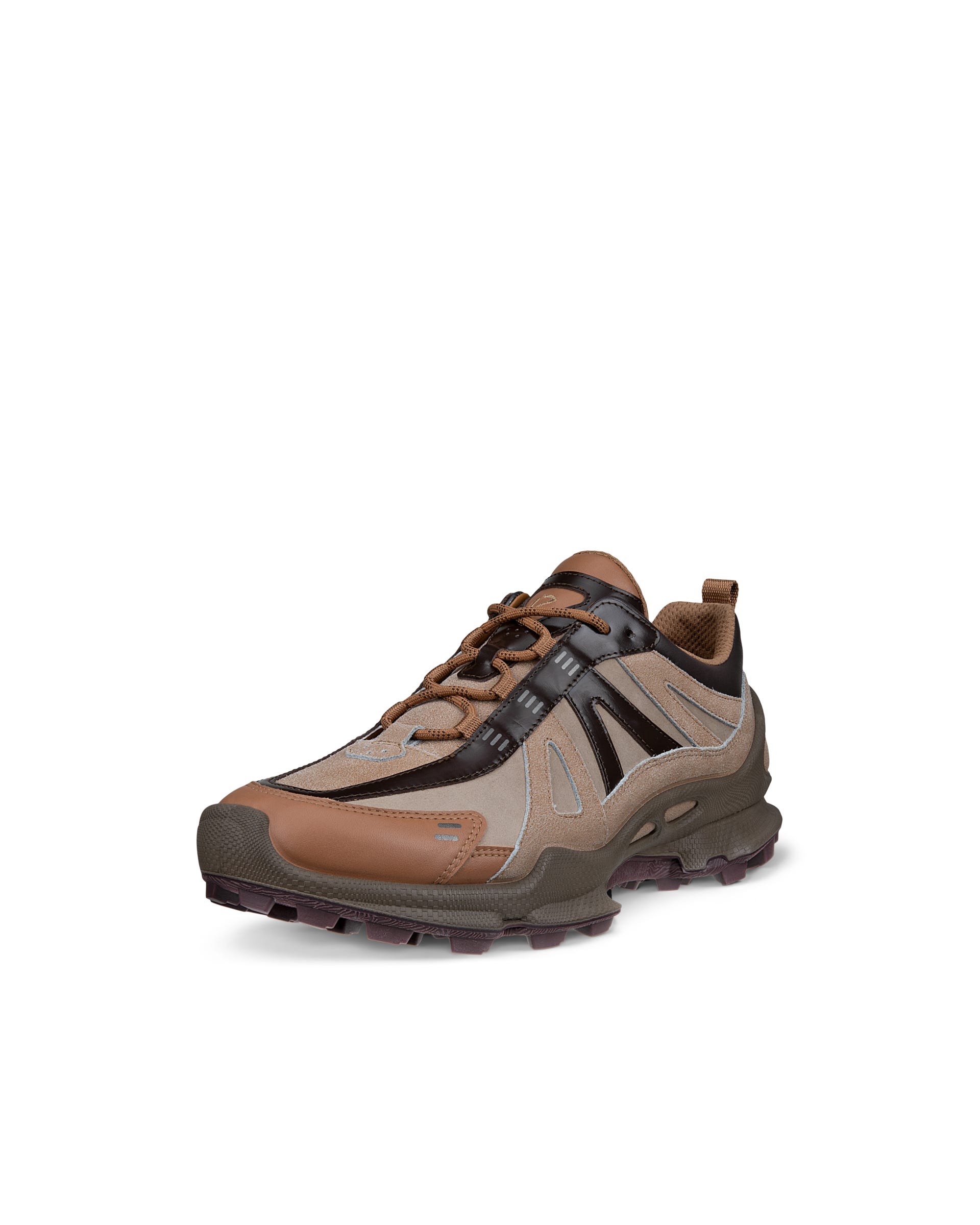 ECCO® BIOM C-Trail baskets de plein air en cuir pour homme - Marron - Main