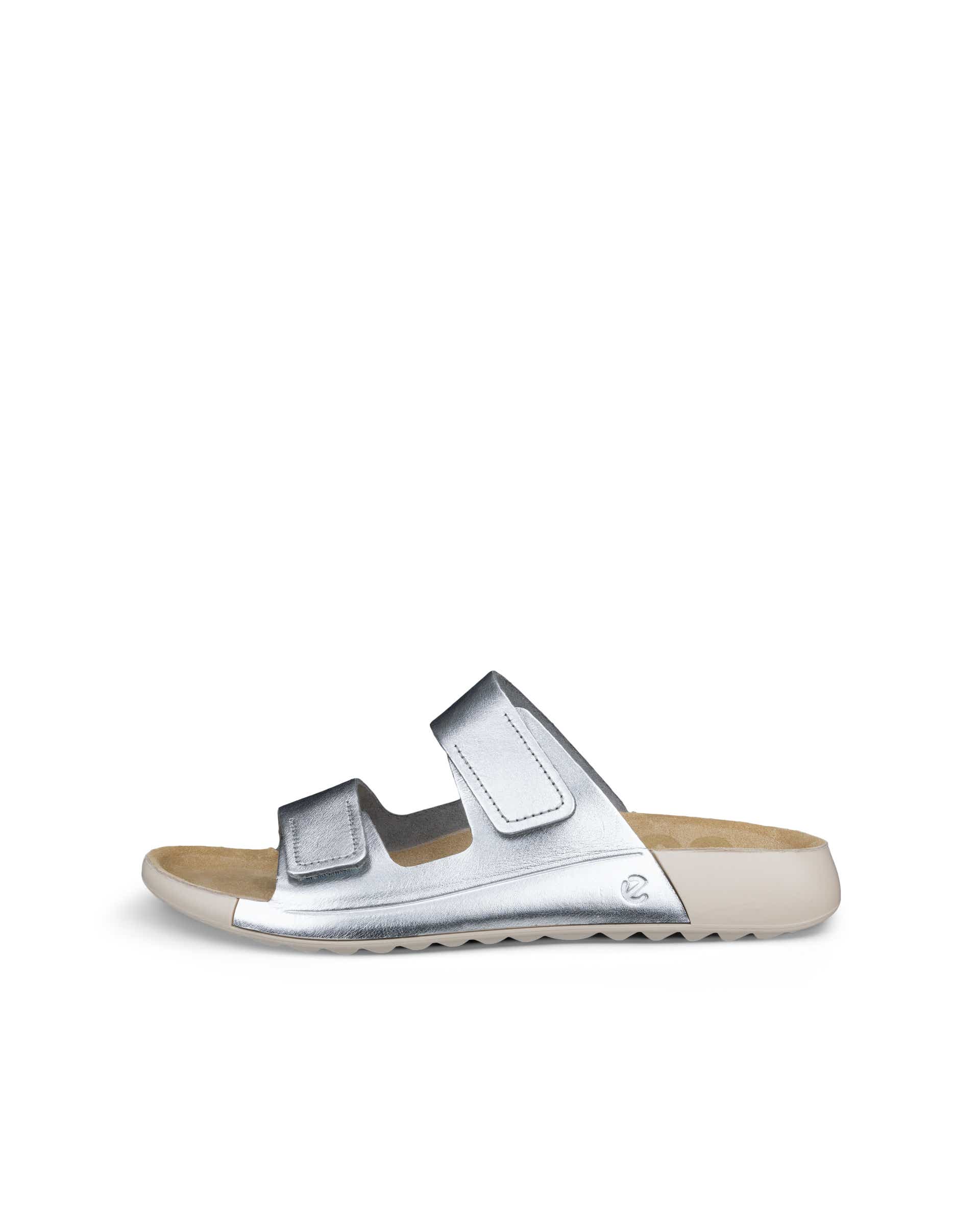 ECCO® Cozmo Skinnsandal med två remmar dam - Metallic - Outside