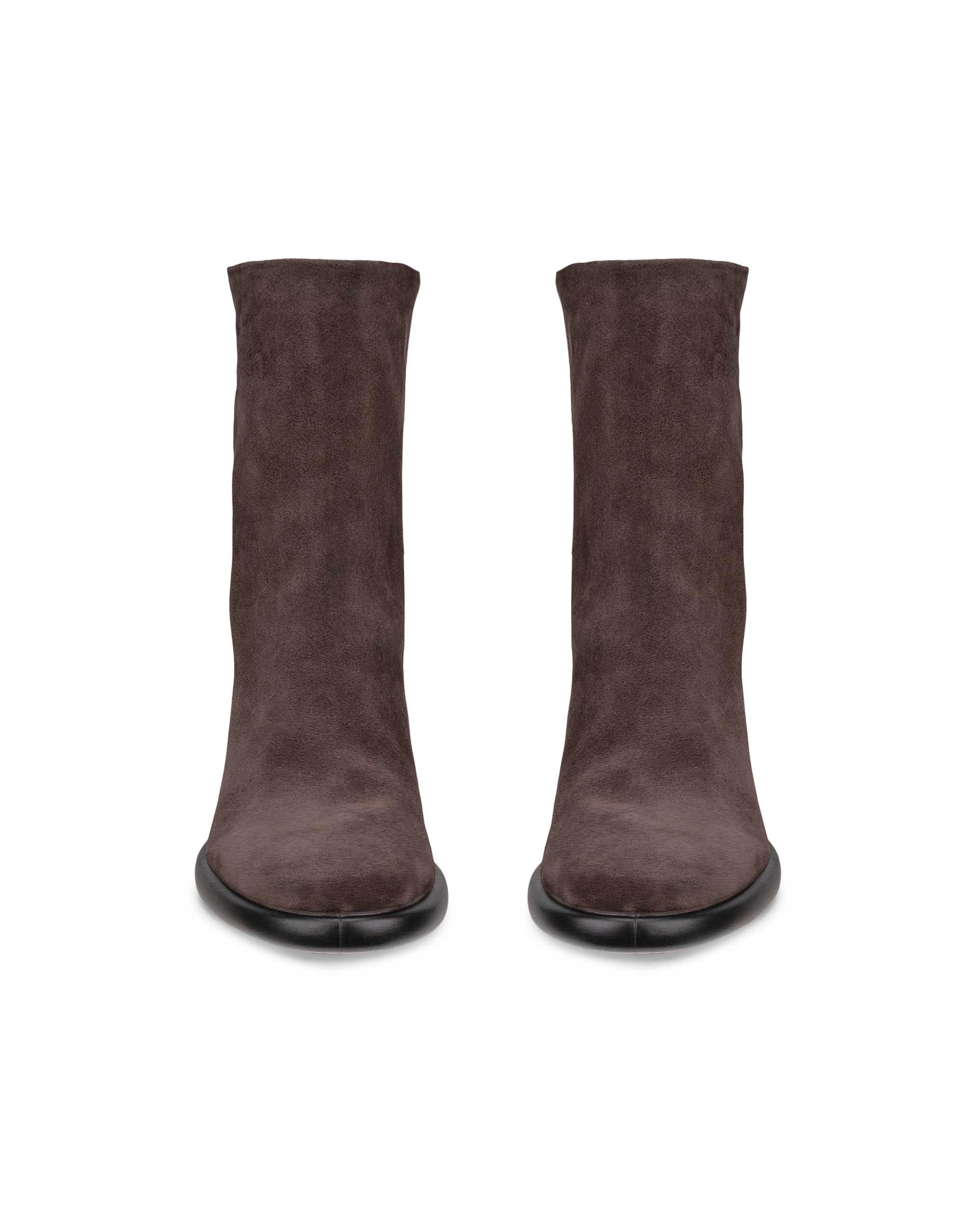 ECCO SCULPTED LX 55 Women ウィメンズ レザーブーツ - ブラウン - Front pair