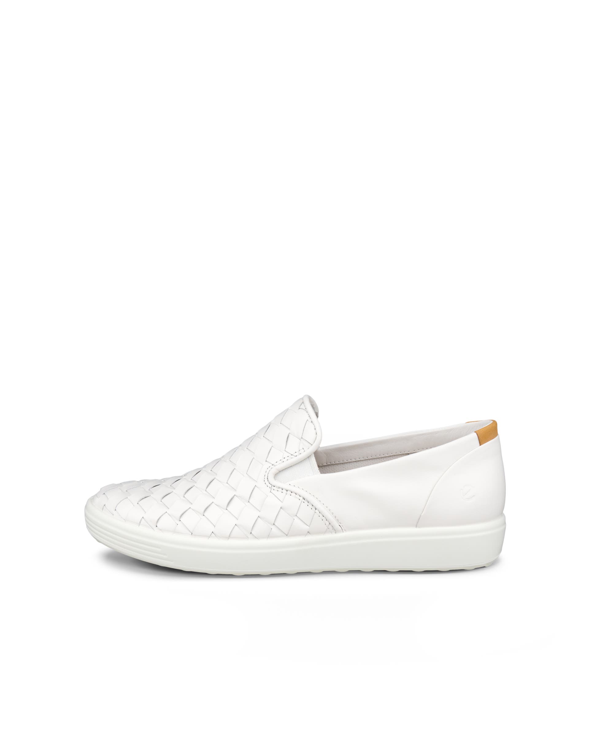 【7インチ】Wilson Simonal / Ecco il tipo che Women's ECCO® Soft 7 Woven Leather Slip-On | White