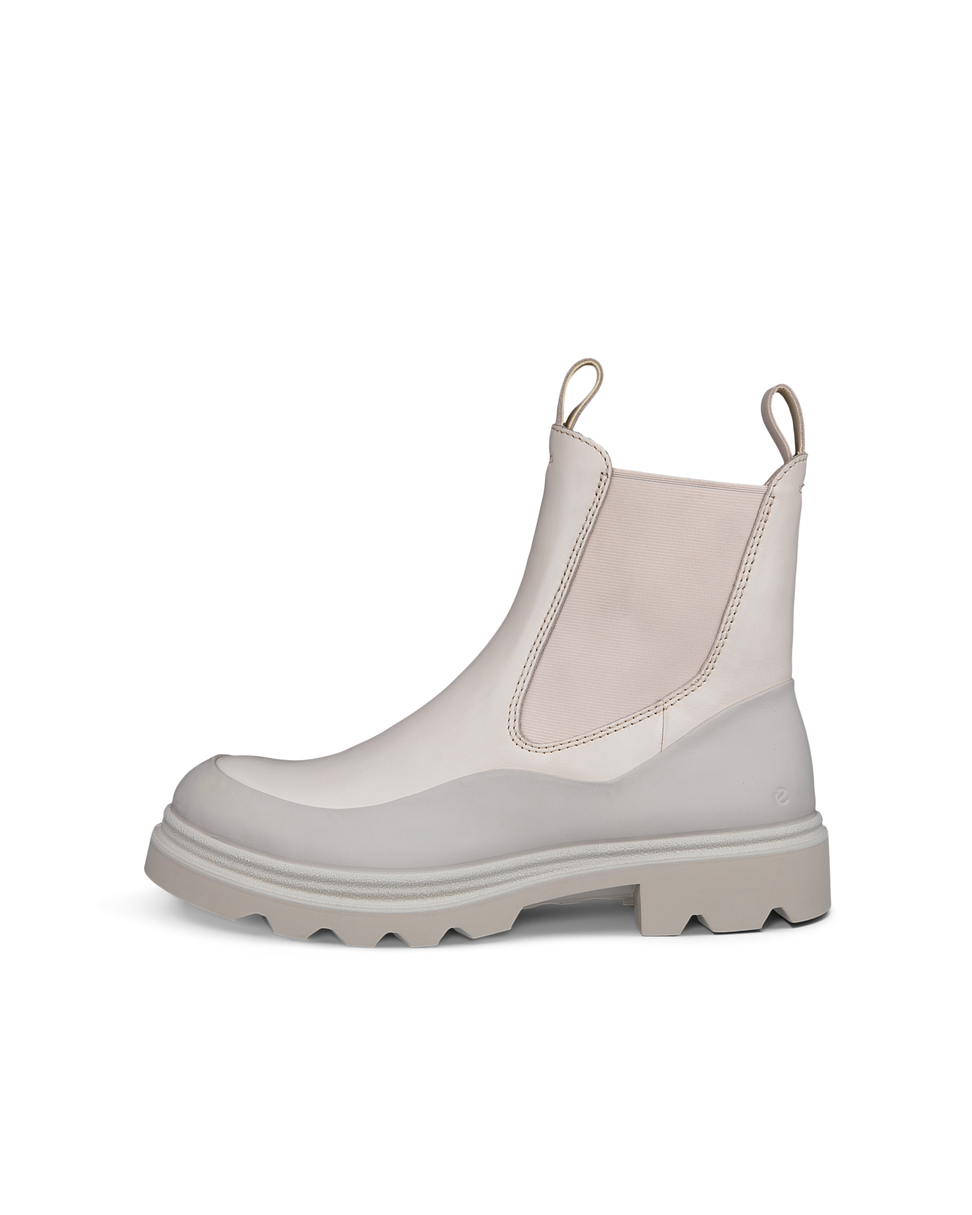 ECCO Grainer Women ウィメンズ レザーチェルシーブーツ - ベージュ - Outside