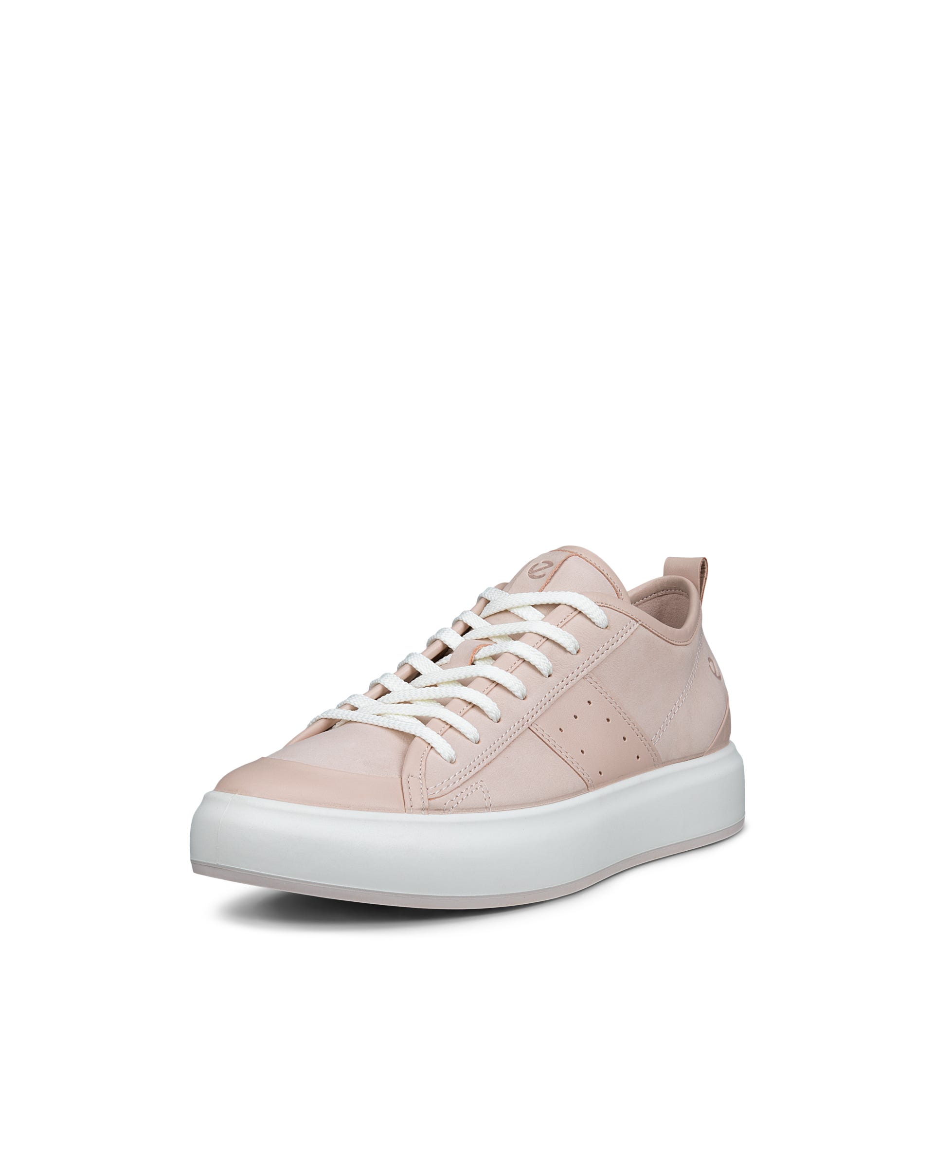 ECCO® Street Ace baskets en cuir pour femme - Rose - Main