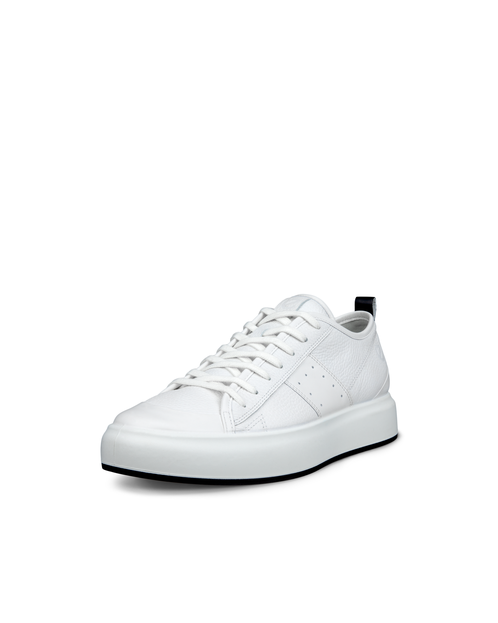 ECCO STREET ACE MENS メンズ レザースニーカー - ホワイト - Main