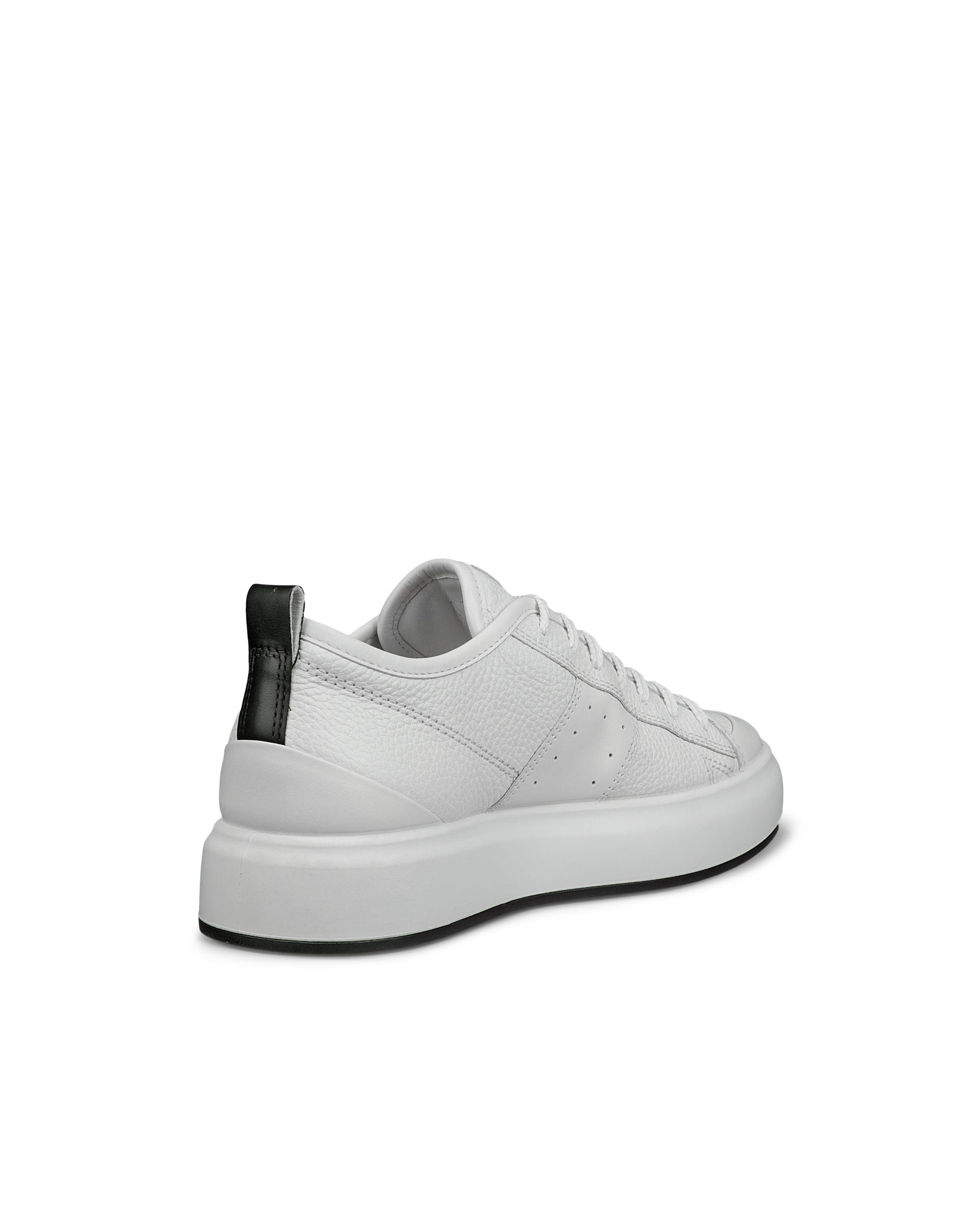 Zapatillas de piel ECCO® Street Ace para mujer - Blanco - Back