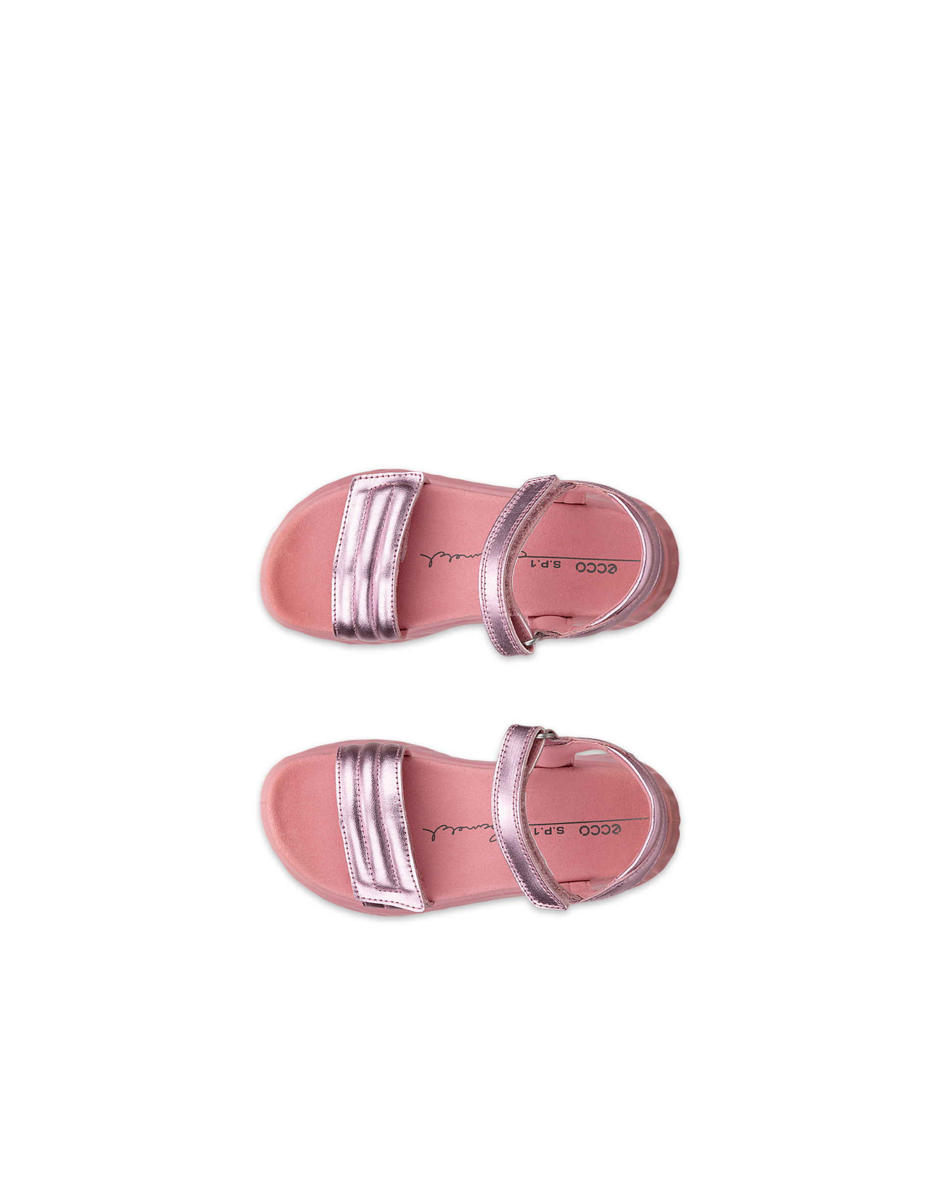 ECCO® SP.1 Lite Sandal lædersandaler til børn - Pink - Top left pair