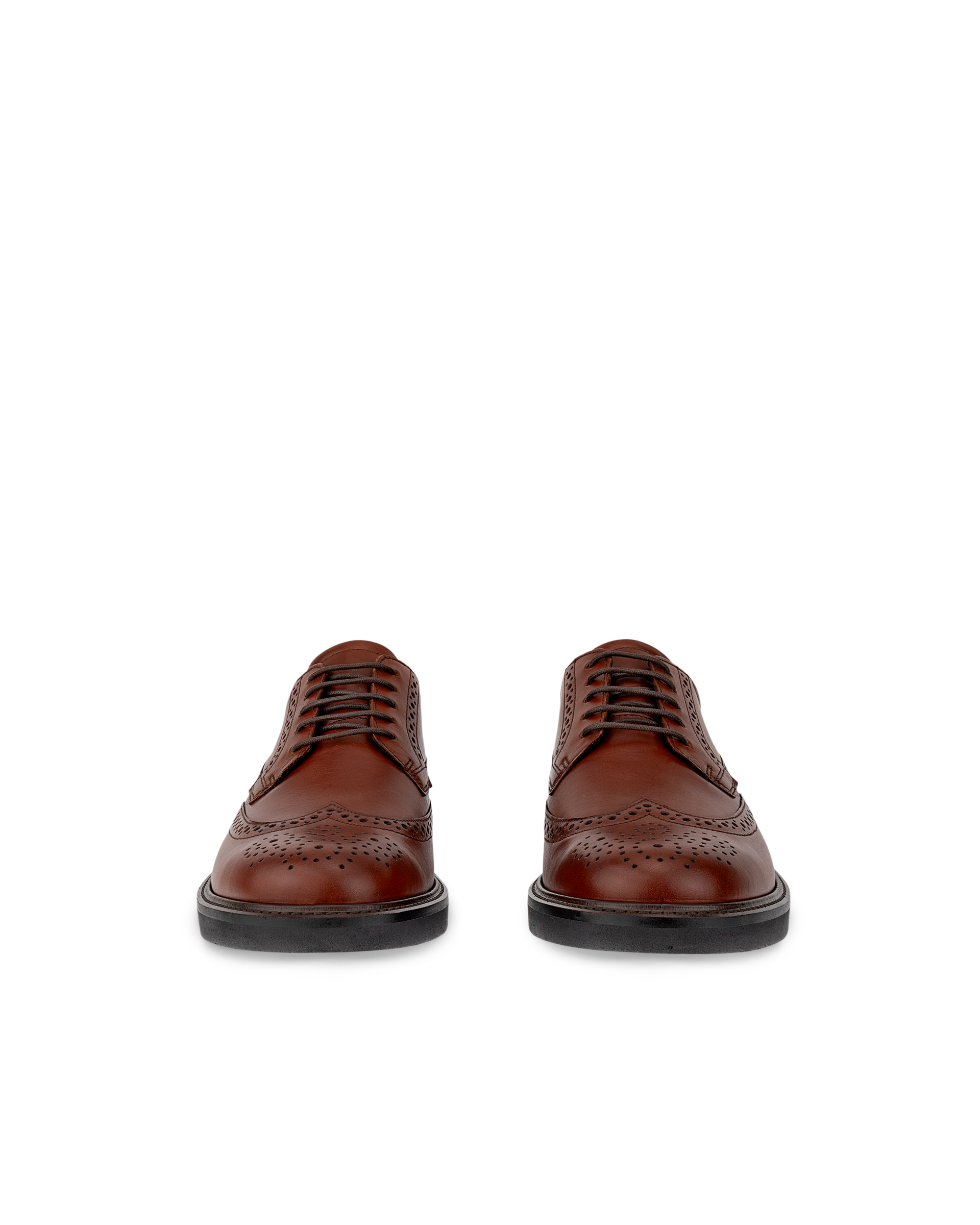 ECCO® Metropole London richelieu cuir pour homme - Brun - Front pair