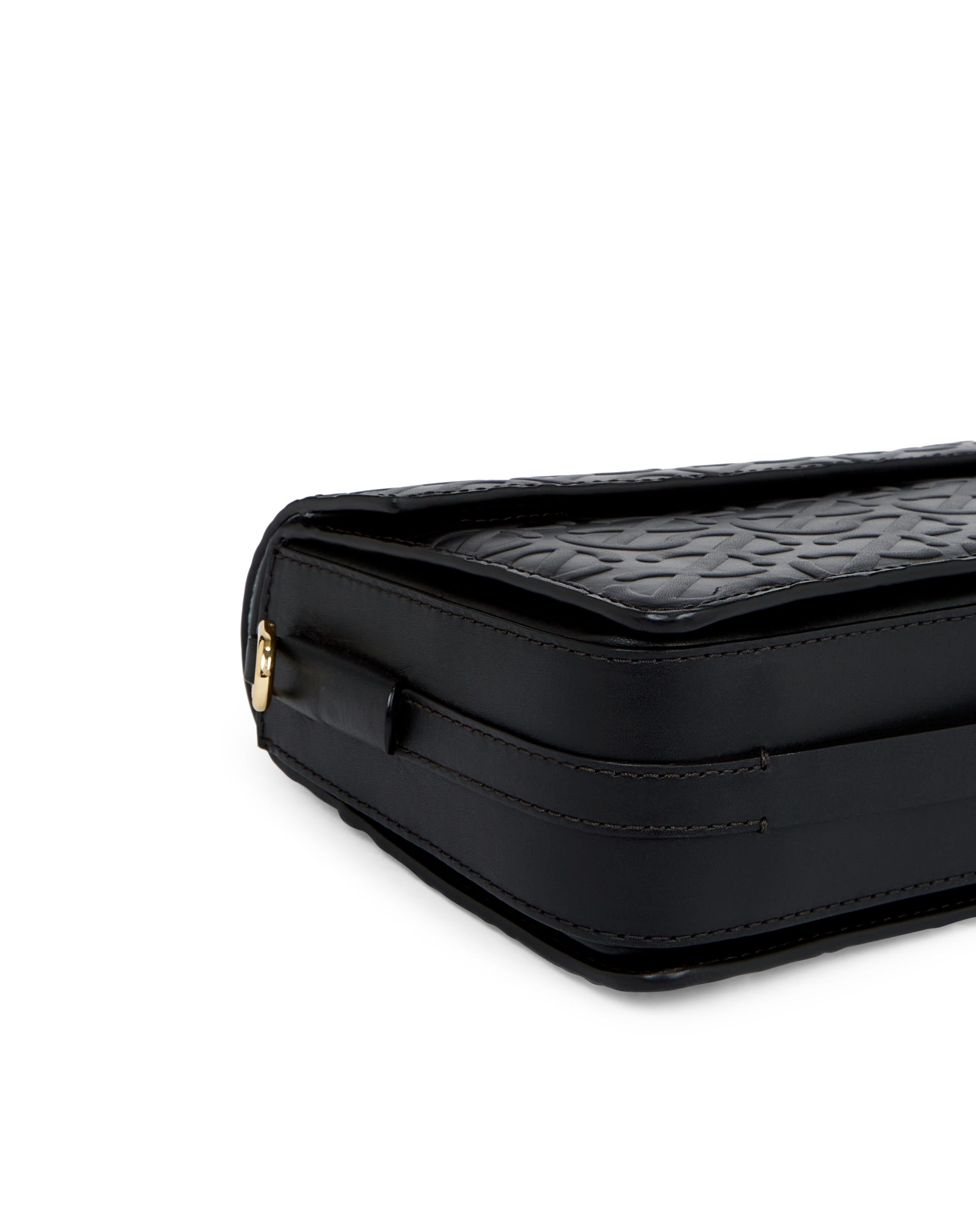 ECCO Pinch Large Wave レザークロスボディバッグ - ブラック - Detail-1