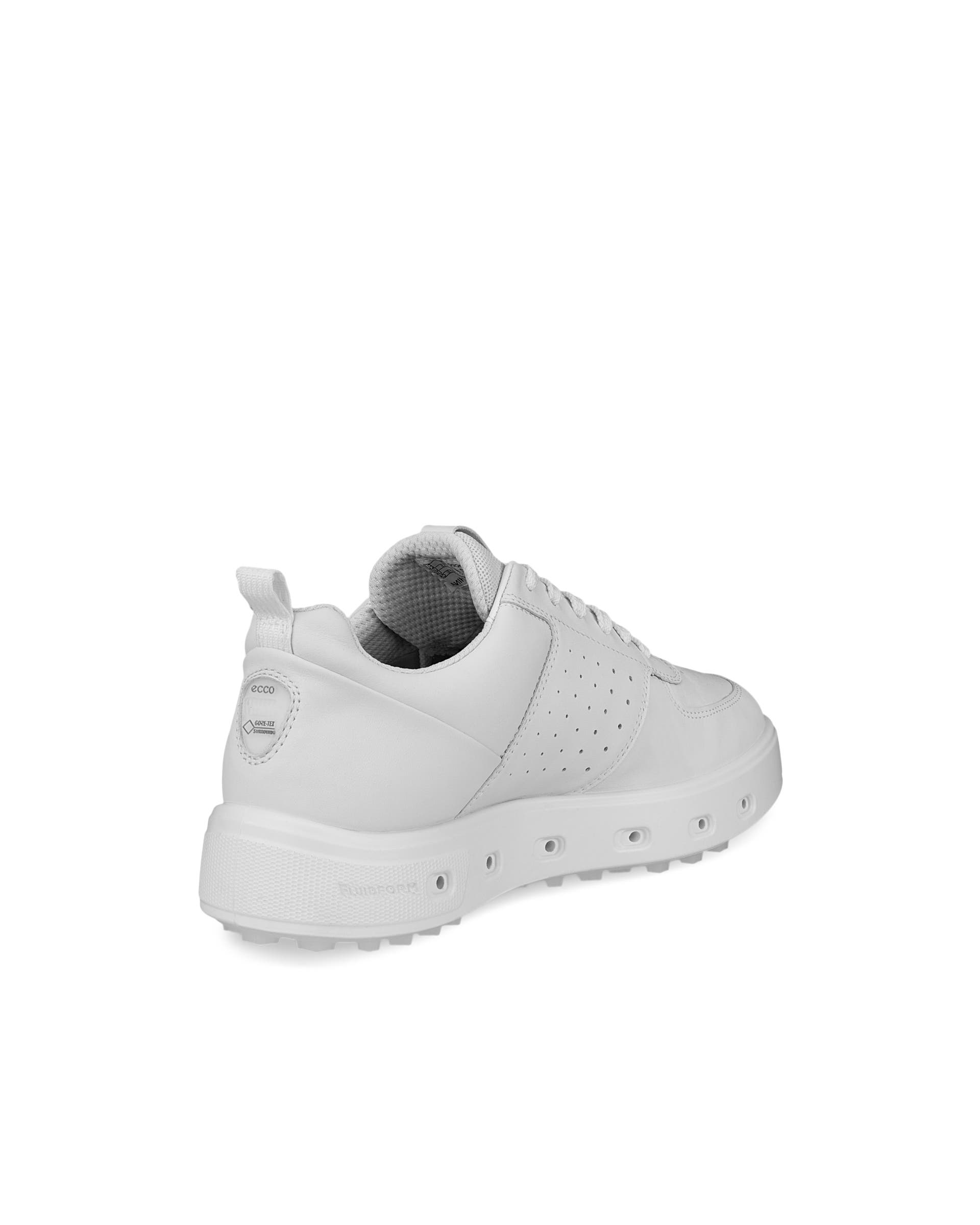 ECCO® Golf Street 720 Gore-Tex golfsko i læder til damer - Hvid - Back