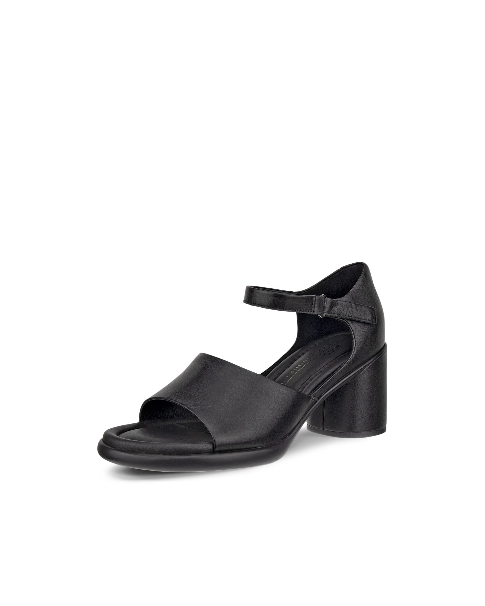 Sandalias de piel con tacón ECCO® Sculpted Sandal LX 55 para mujer - Negro - Main