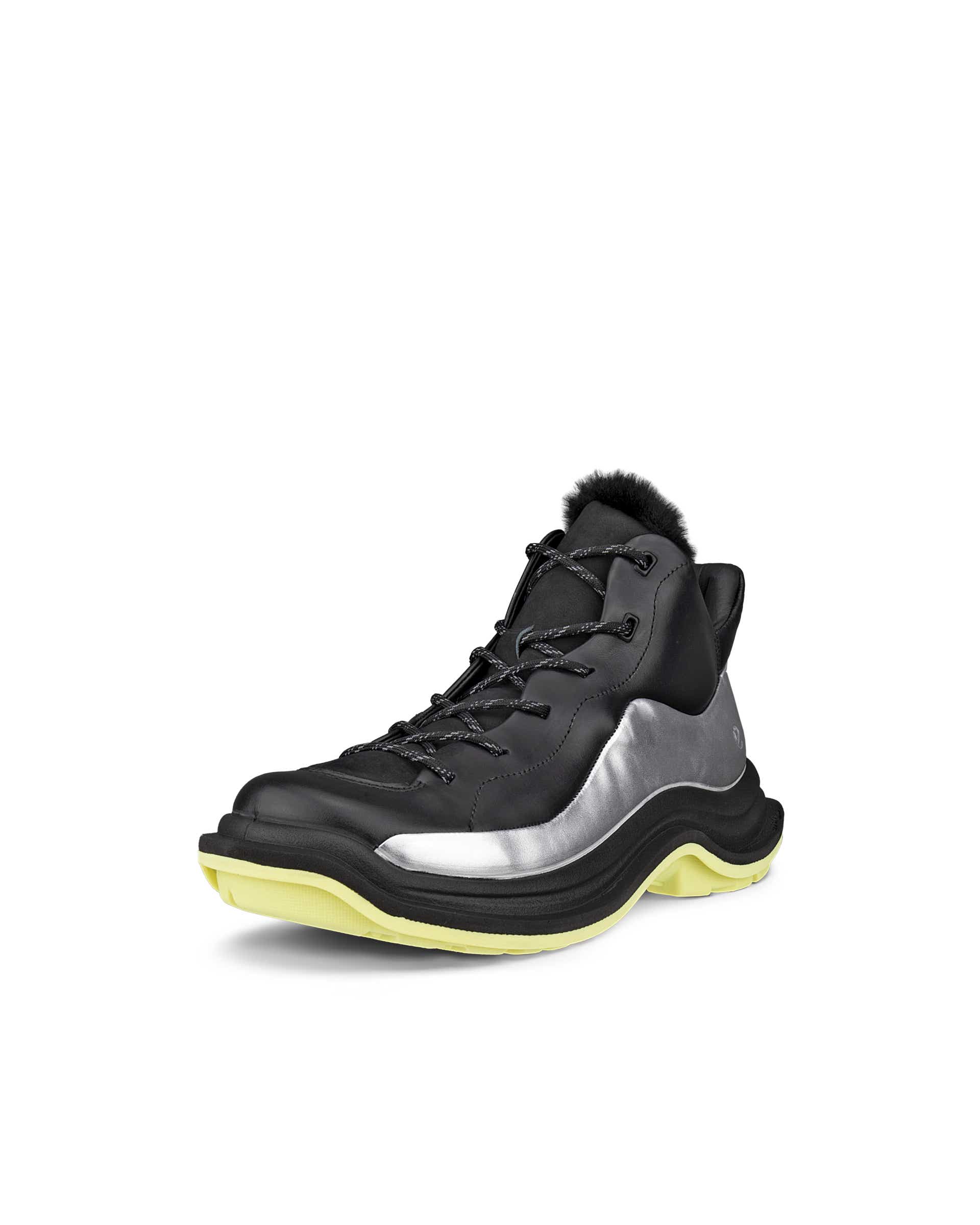 ECCO OFFROAD WOMEN ウィメンズ レザーレースアップシューズ - ブラック - Main