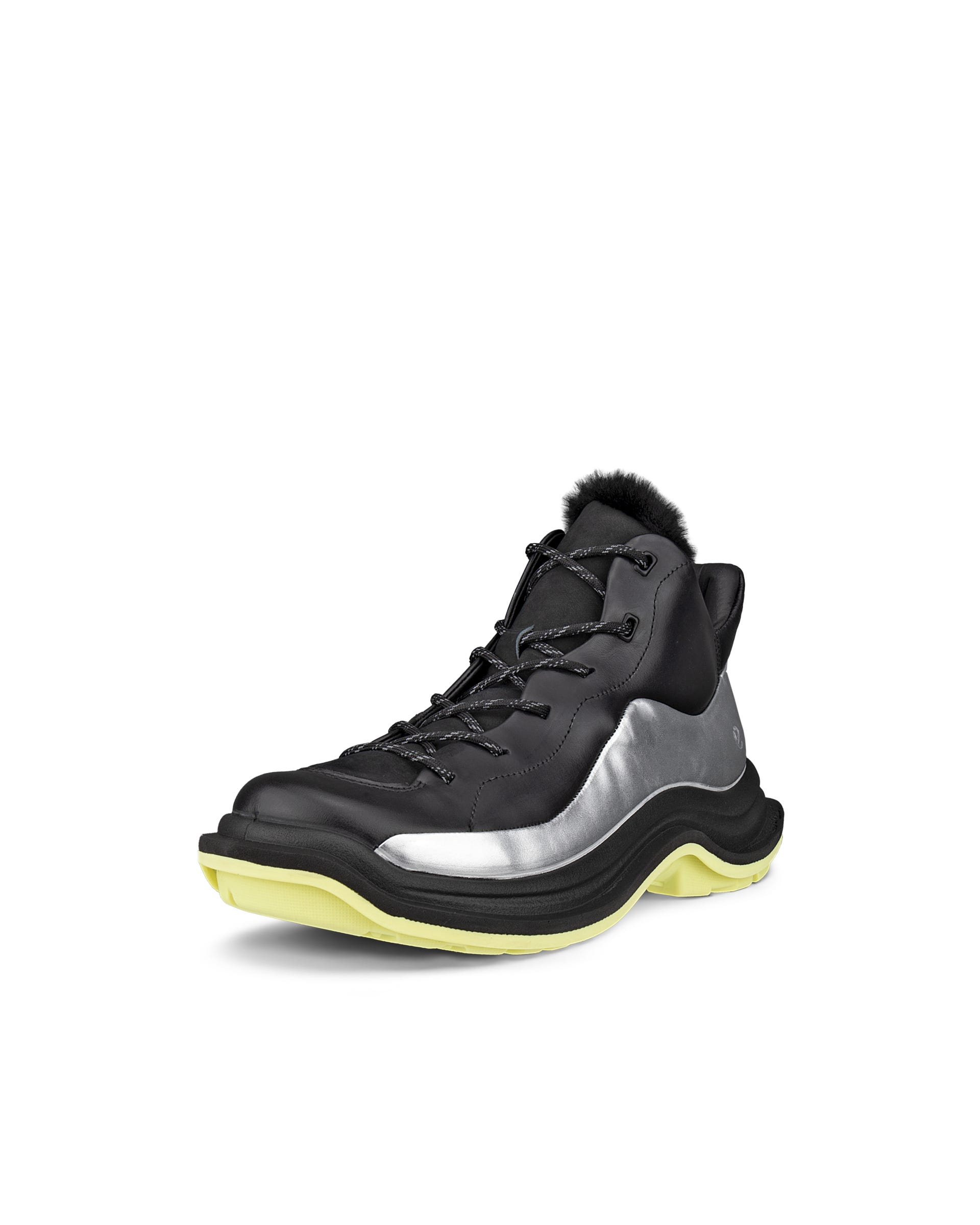 ECCO OFFROAD WOMEN ウィメンズ レザーレースアップシューズ - ブラック - Main