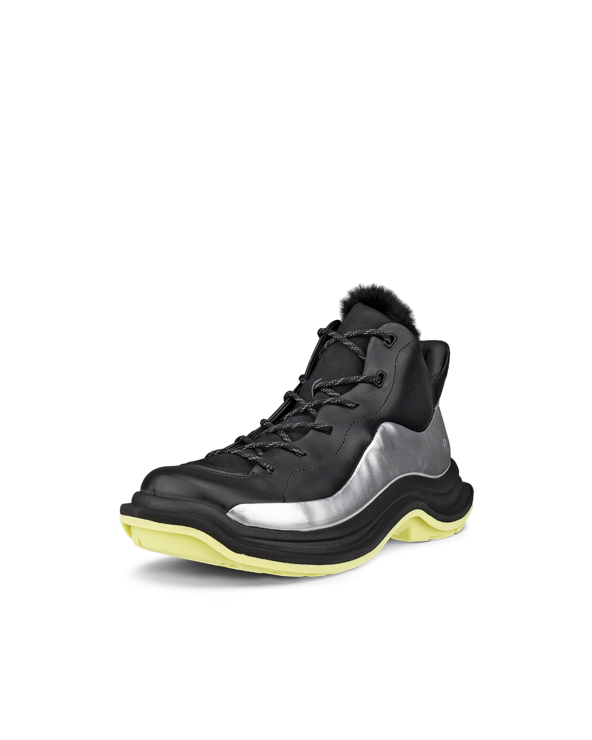 ECCO OFFROAD WOMEN ウィメンズ レザーレースアップシューズ - ブラック - Main
