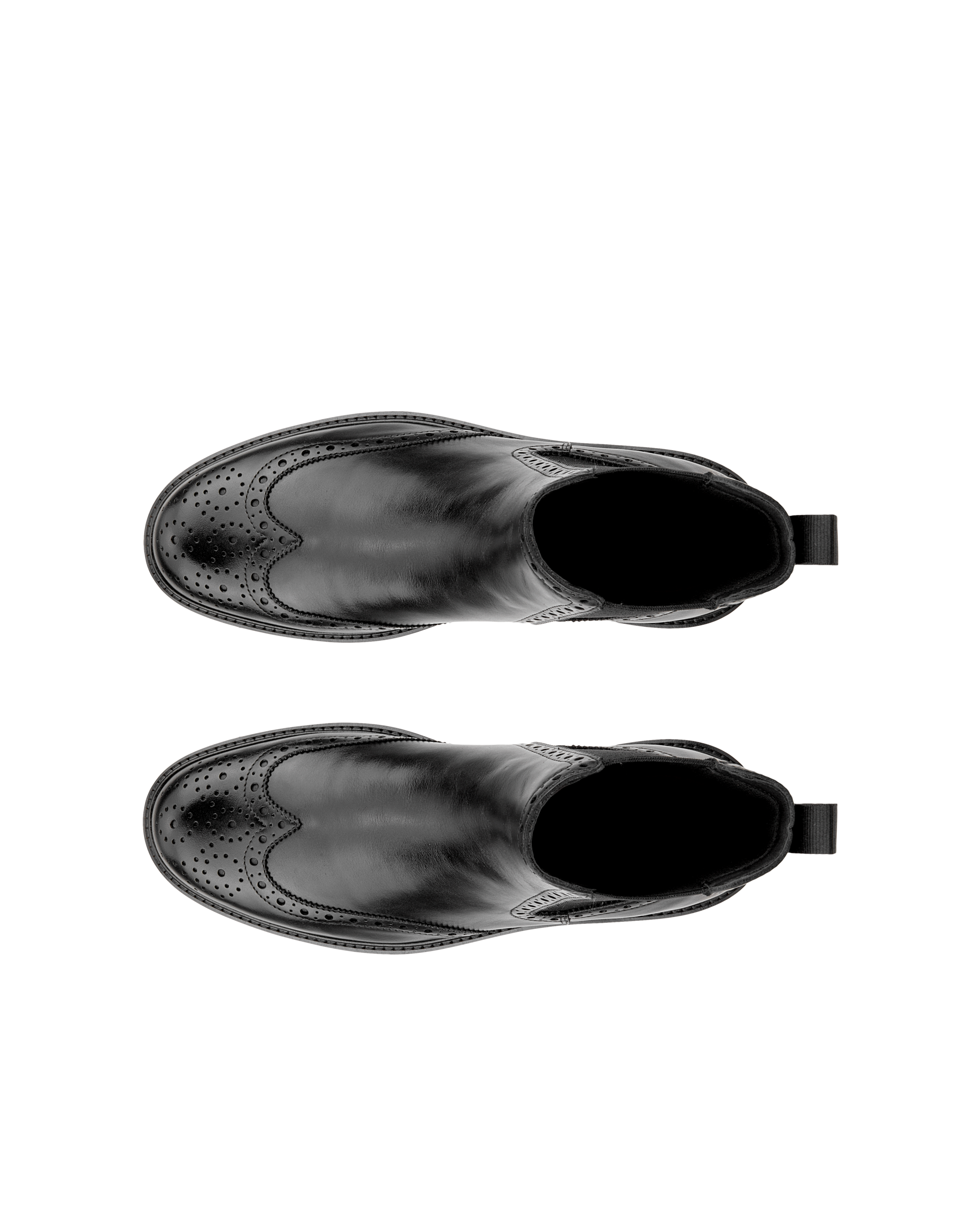 ECCO Metropole Oslo メンズ レザーチェルシーブーツ - ブラック - Top left pair