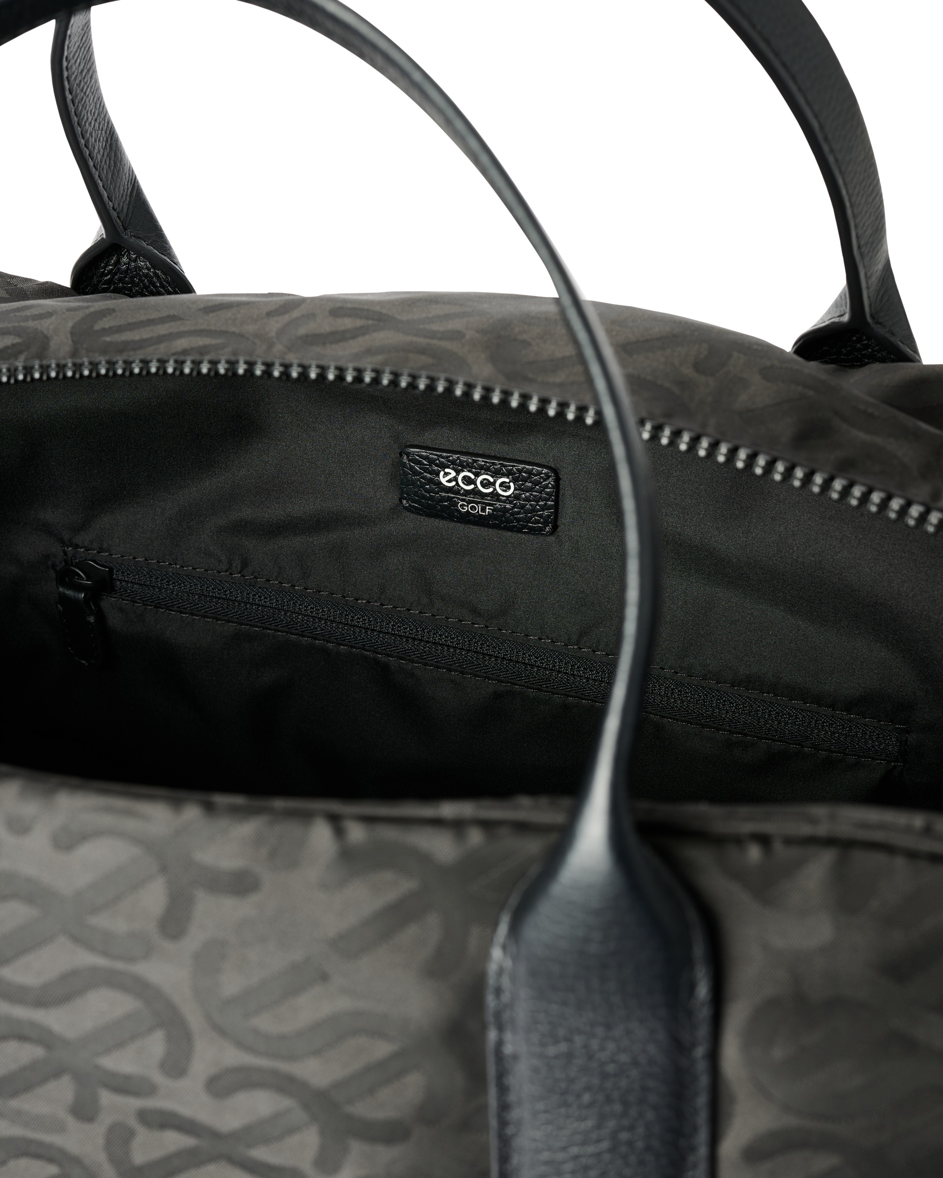 ECCO® GOLF BOSTON Leder-Dufflebag - Schwarz - Inside