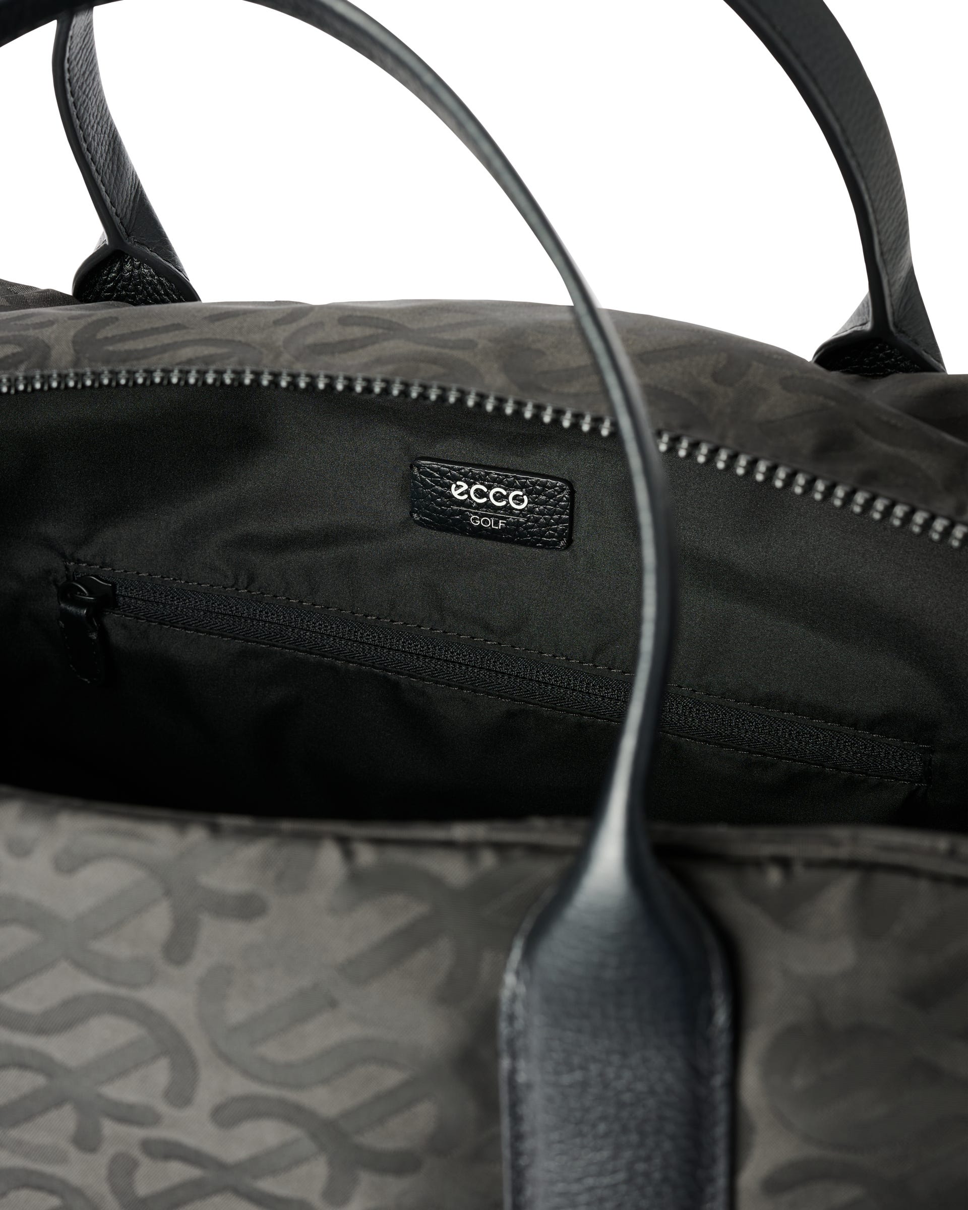 ECCO® GOLF BOSTON Leder-Dufflebag - Schwarz - Inside