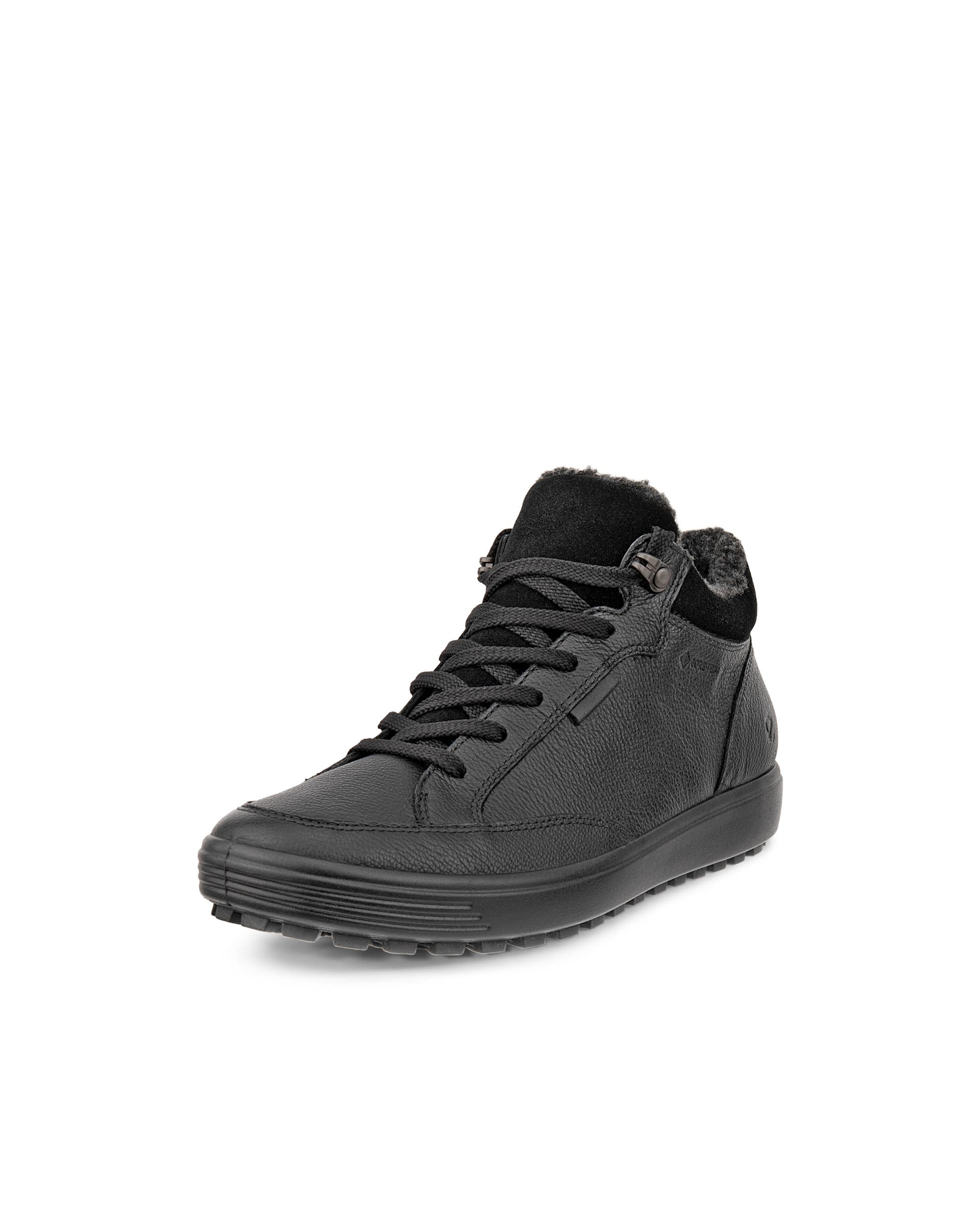 ECCO® Soft 7 Tred Halvhög känga i nubuck med Gore-Tex dam - Svart - Main