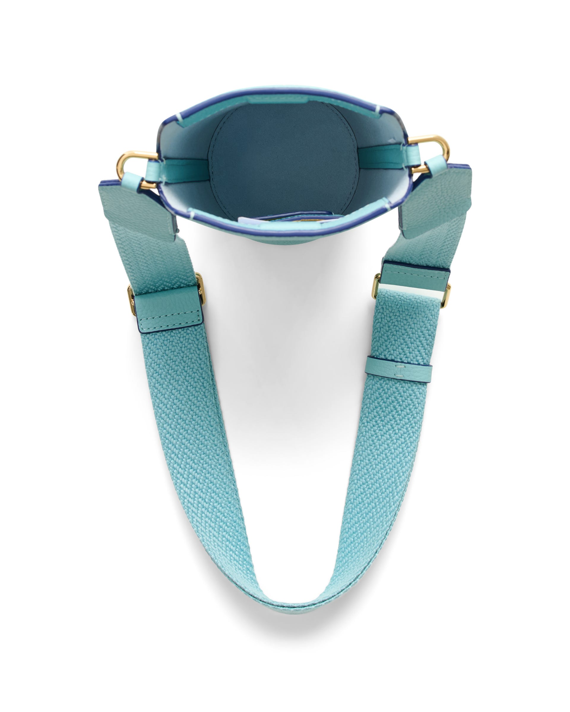 ECCO® Pot Umhängetasche aus Leder - Blau - Birdeye