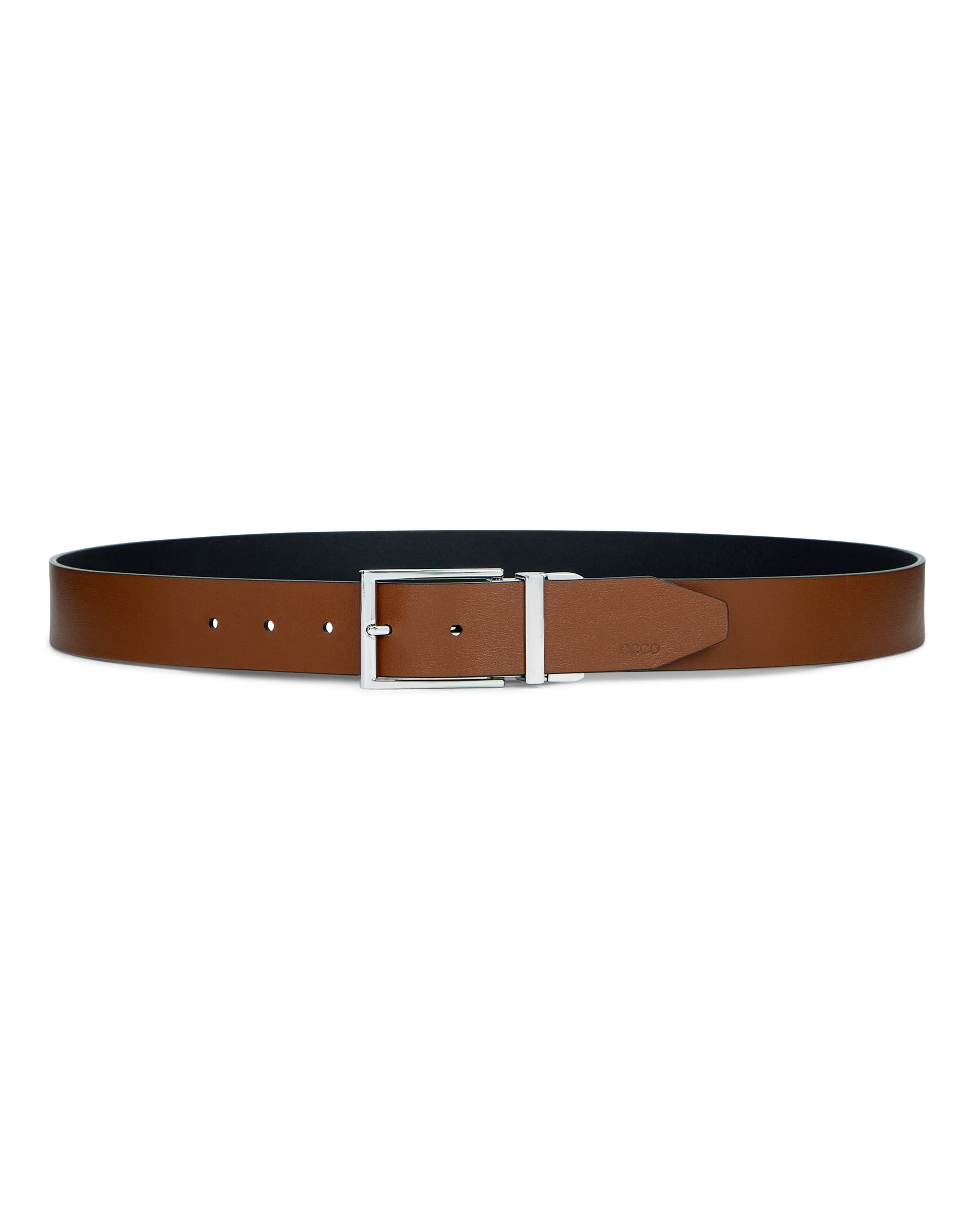 ECCO Belts Formal Italian Reverse メンズ リバーシブルレザーベルト - ブラック - Back