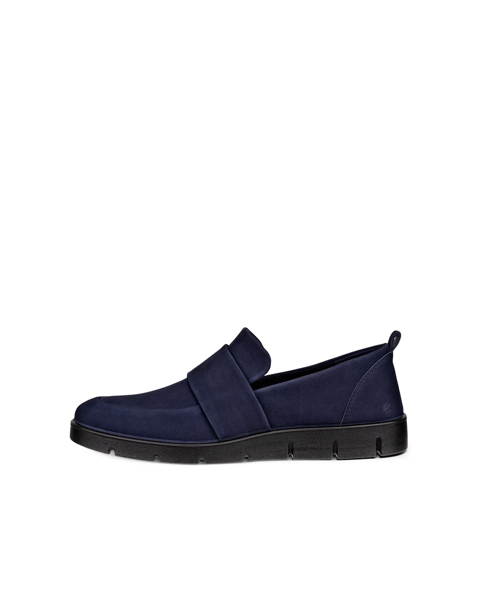 ECCO® Bella mocassins nubuck pour femme - Bleu - Outside