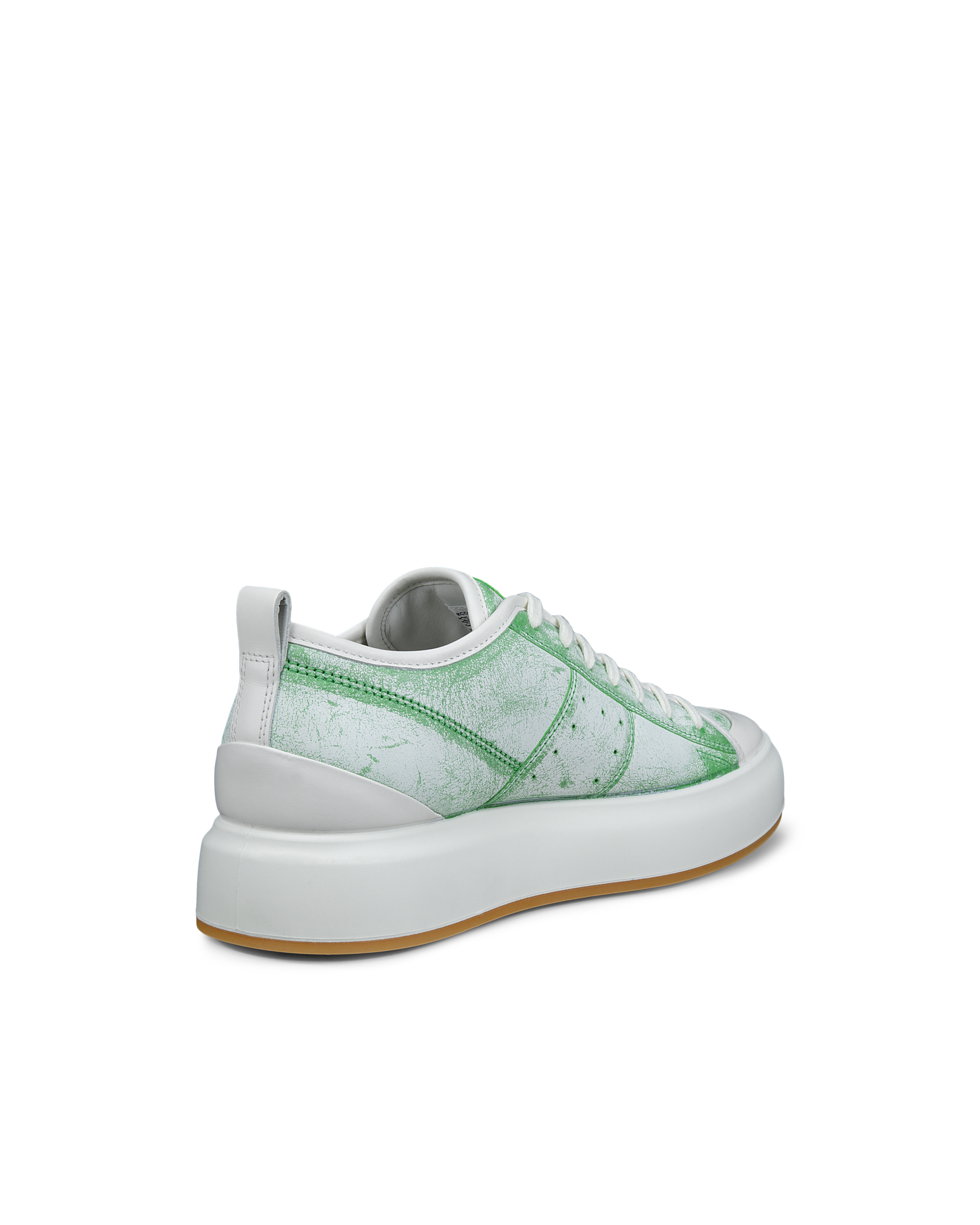 ECCO STREET ACE MENS メンズ レザースニーカー | グリーン