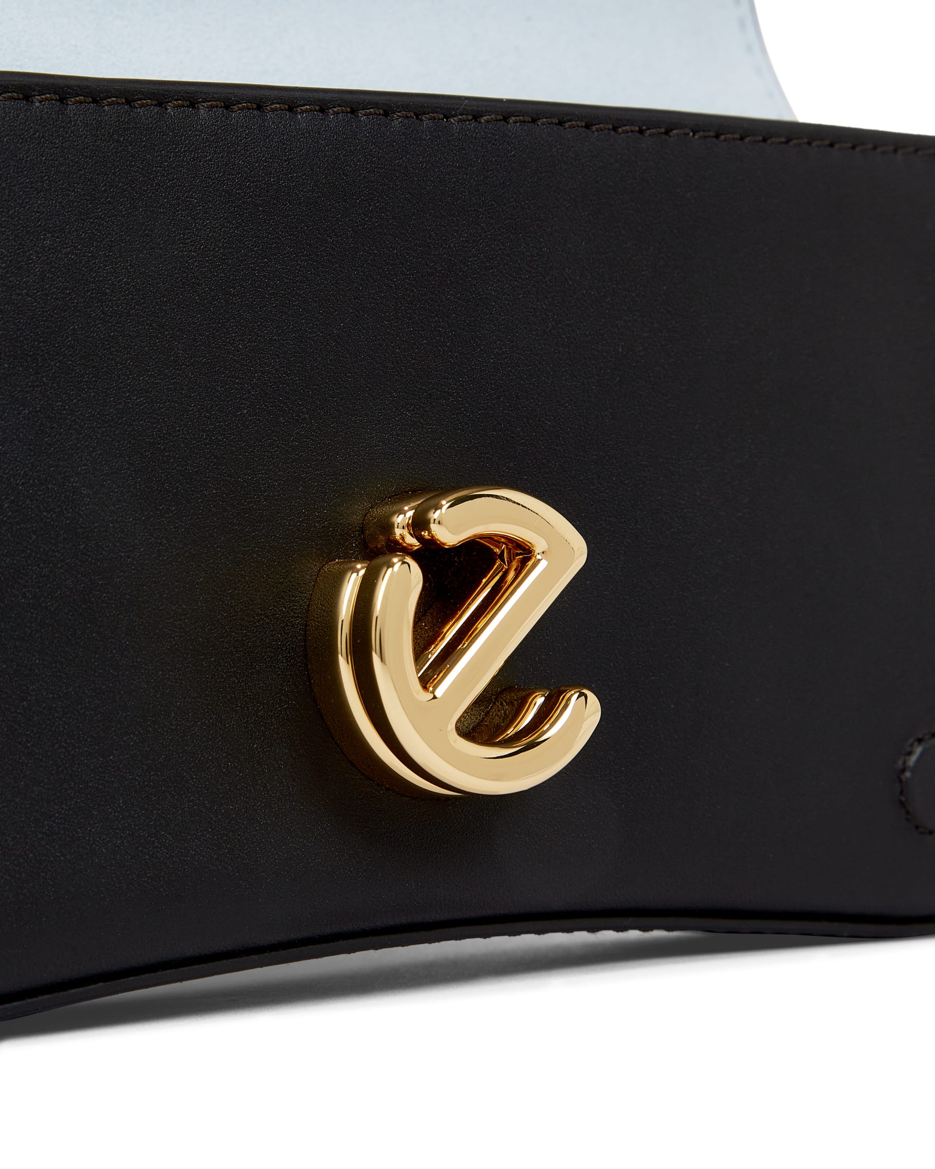 ECCO Pinch Small Lock Wave レザークロスボディバッグ | ブラック