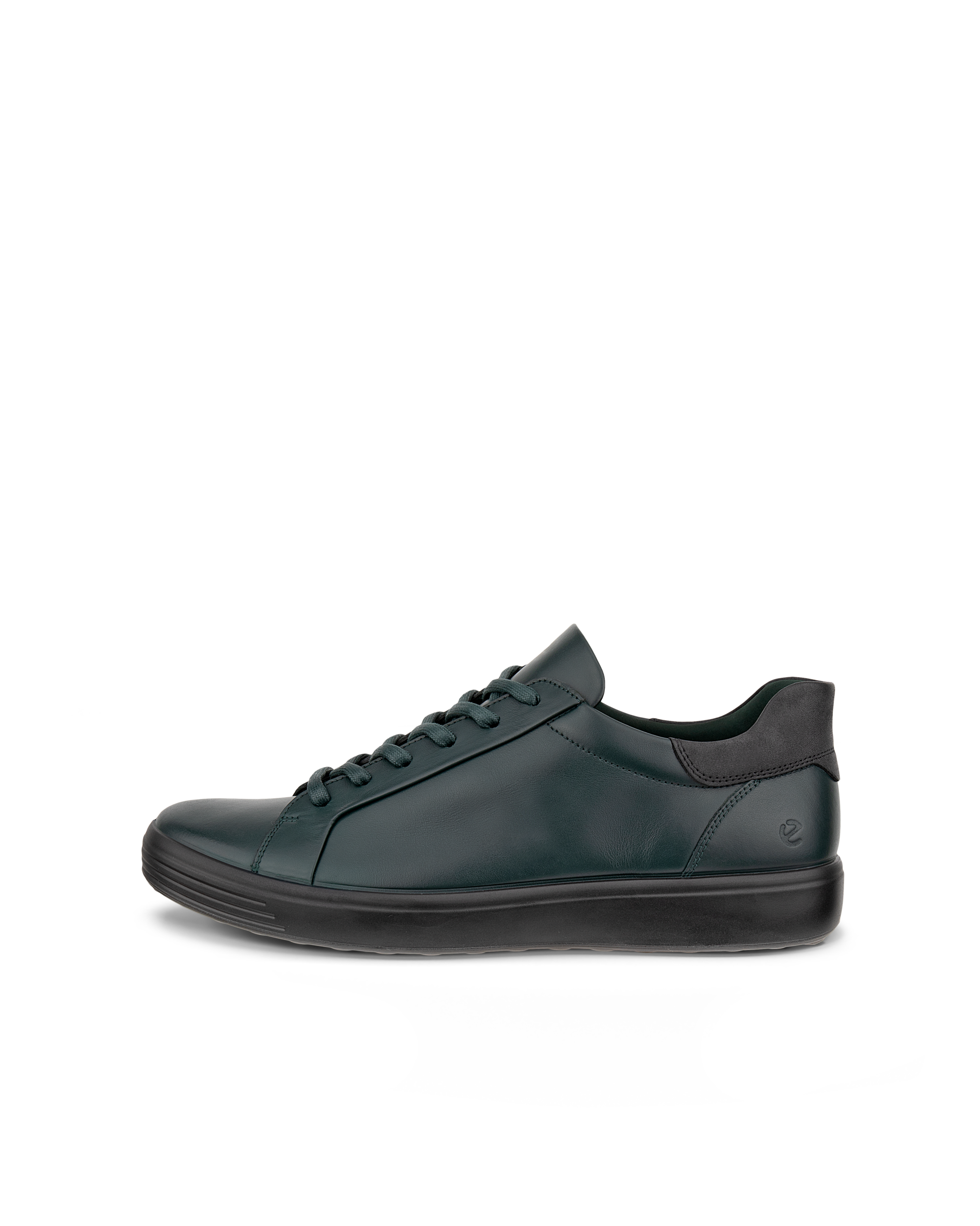 ECCO® Soft 7 baskets en cuir pour homme - Vert - Outside