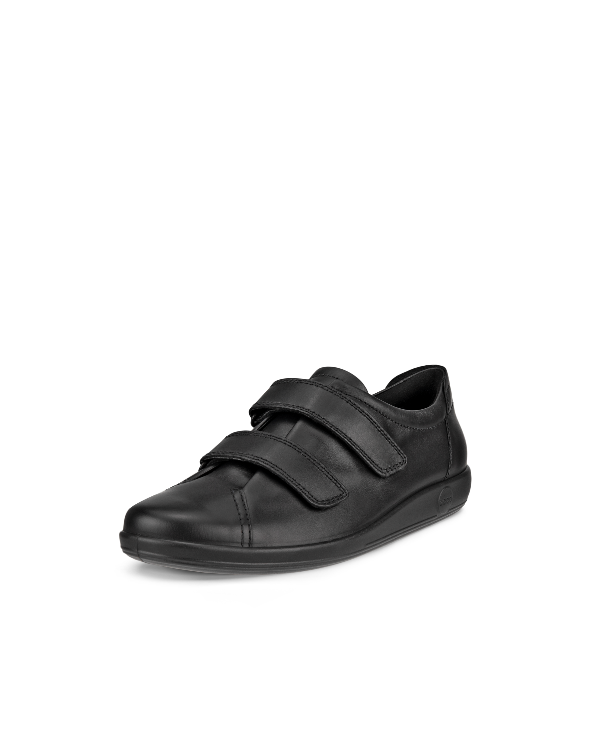 ECCO® Soft 2.0 Damen Ledersneaker - Schwarz - Main