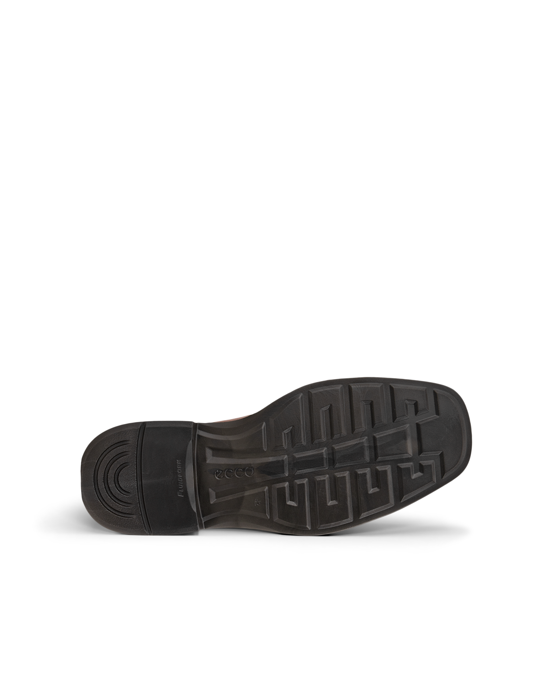 Men's ECCO® Helsinki 2 Leather Slip-On Dress Shoe - Brown - Sole