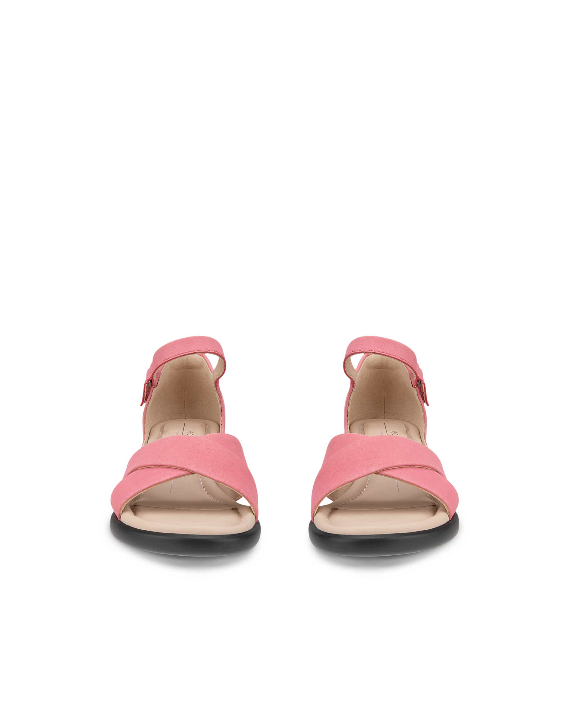 ECCO® Sculpted Sandal LX 35 højhælet sandaler i nubuck til damer - Pink - Front pair