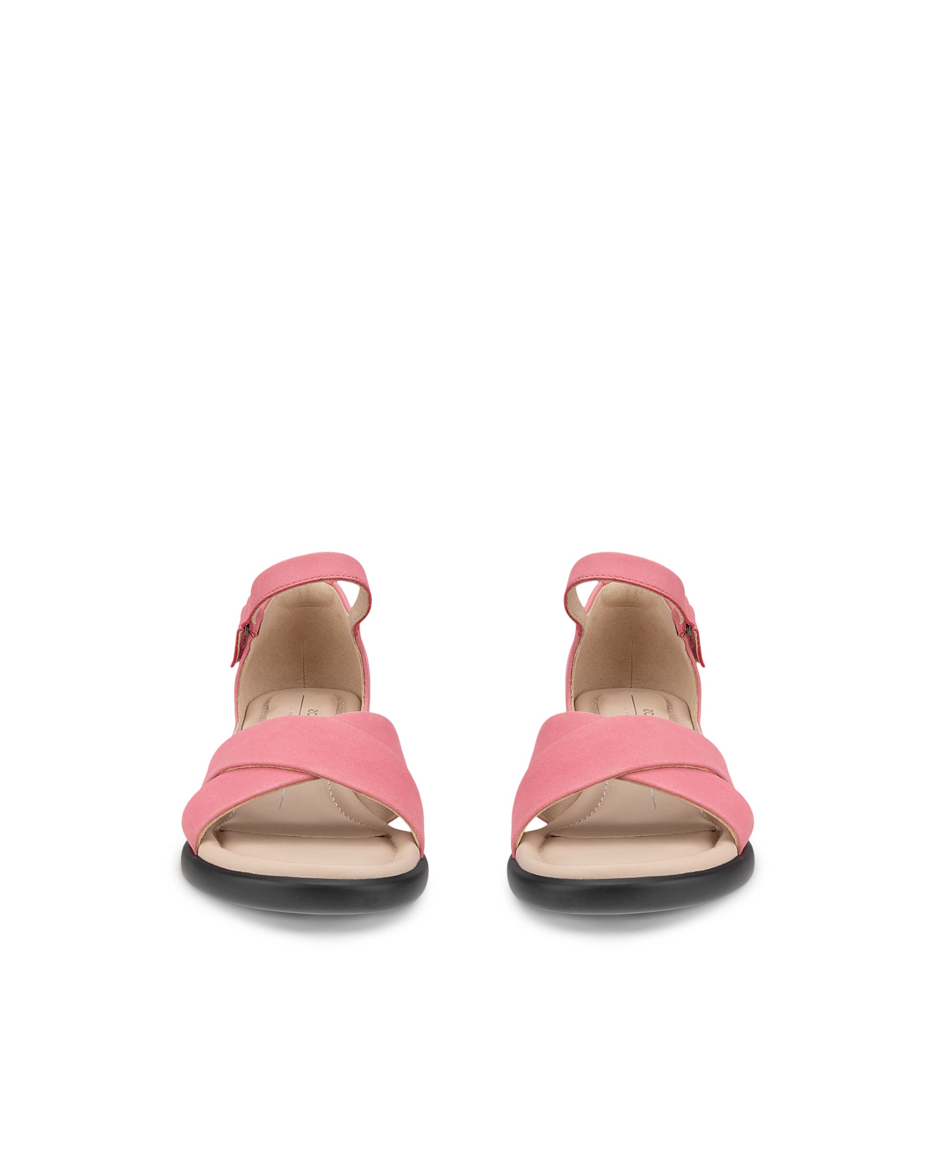 ECCO® Sculpted Sandal LX 35 højhælet sandaler i nubuck til damer - Pink - Front pair
