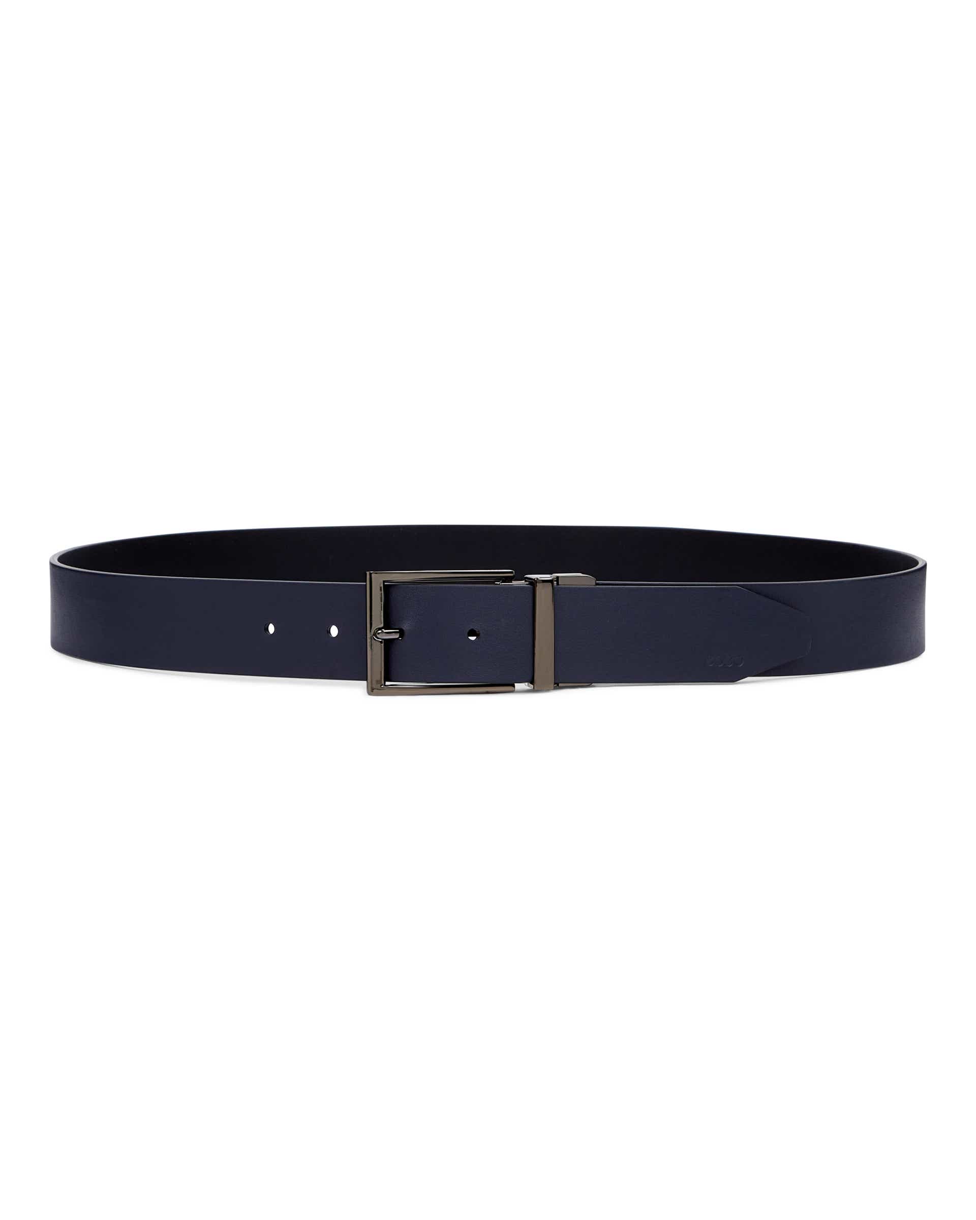 ECCO Belts Formal Italian Reverse メンズ リバーシブルレザーベルト - ブラック - Main