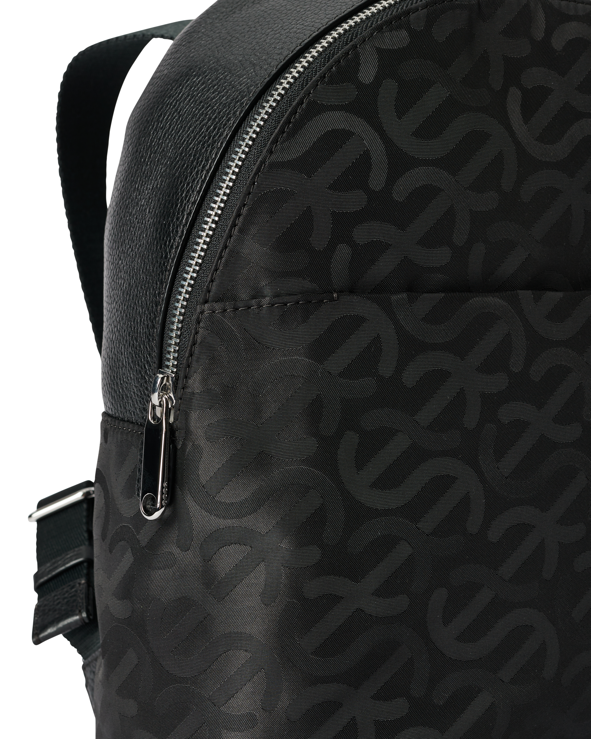 ECCO® Round Pack Textile Backpack | Black display picture 2