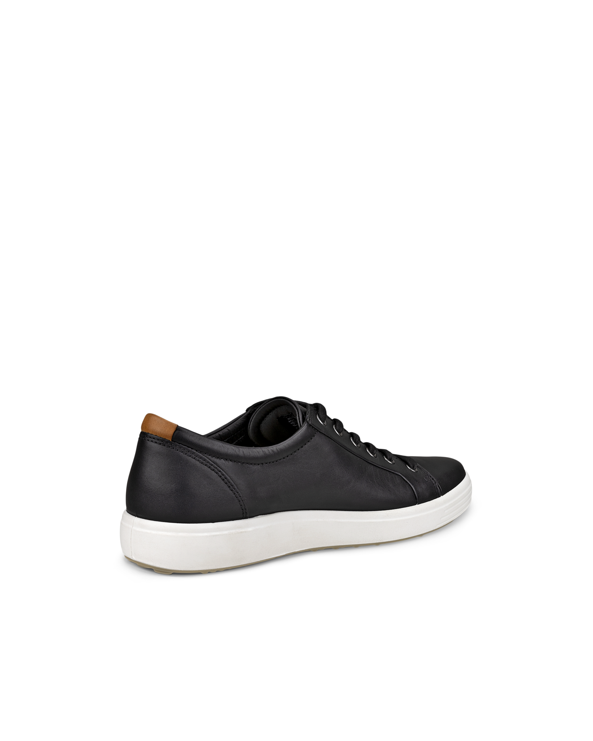 ECCO® Soft 7 Herren Ledersneaker - Schwarz - Back